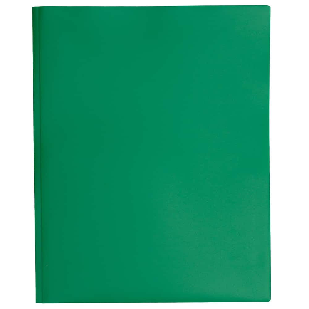JAM Paper 9.5" x 11" Plastic 2 Pocket School POP Folders with Clasps, 6ct.