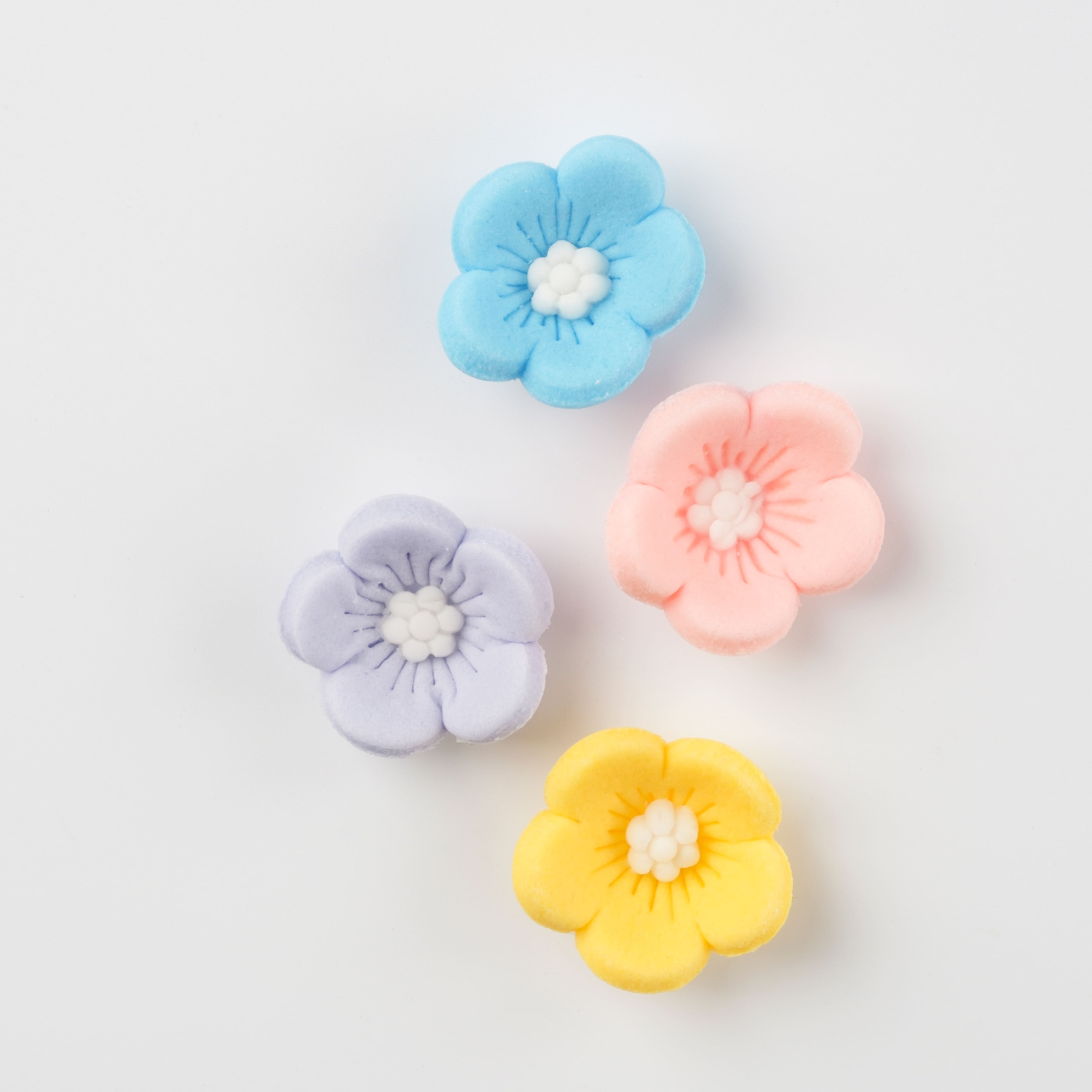 PME Cake Sweet Street&#xAE; Pastel Flowers Icing Decorations