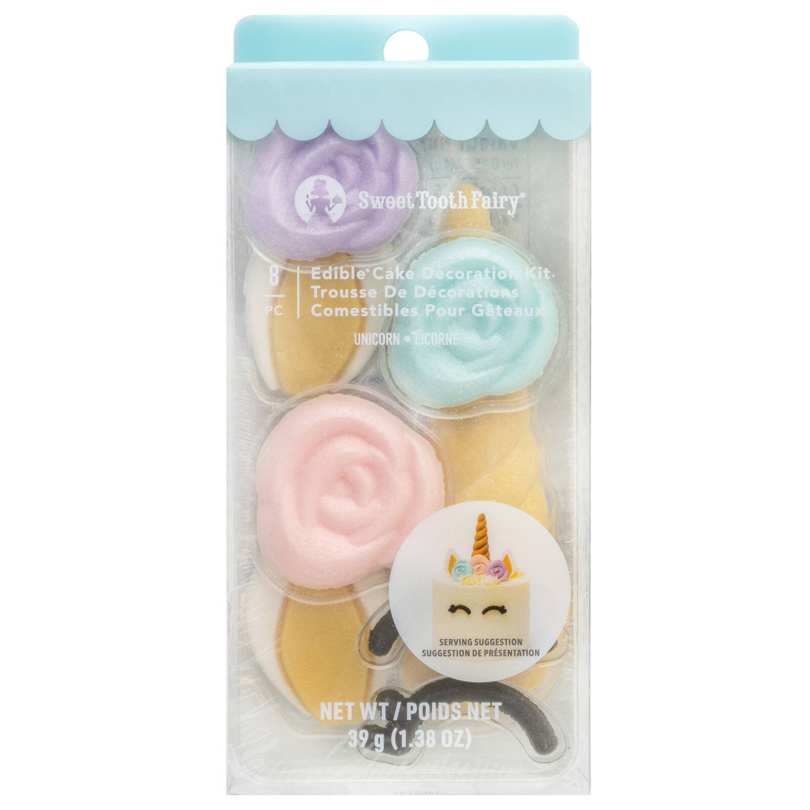 Sweet Tooth Fairy&#xAE; Unicorn Edible Cake Decoration Kit