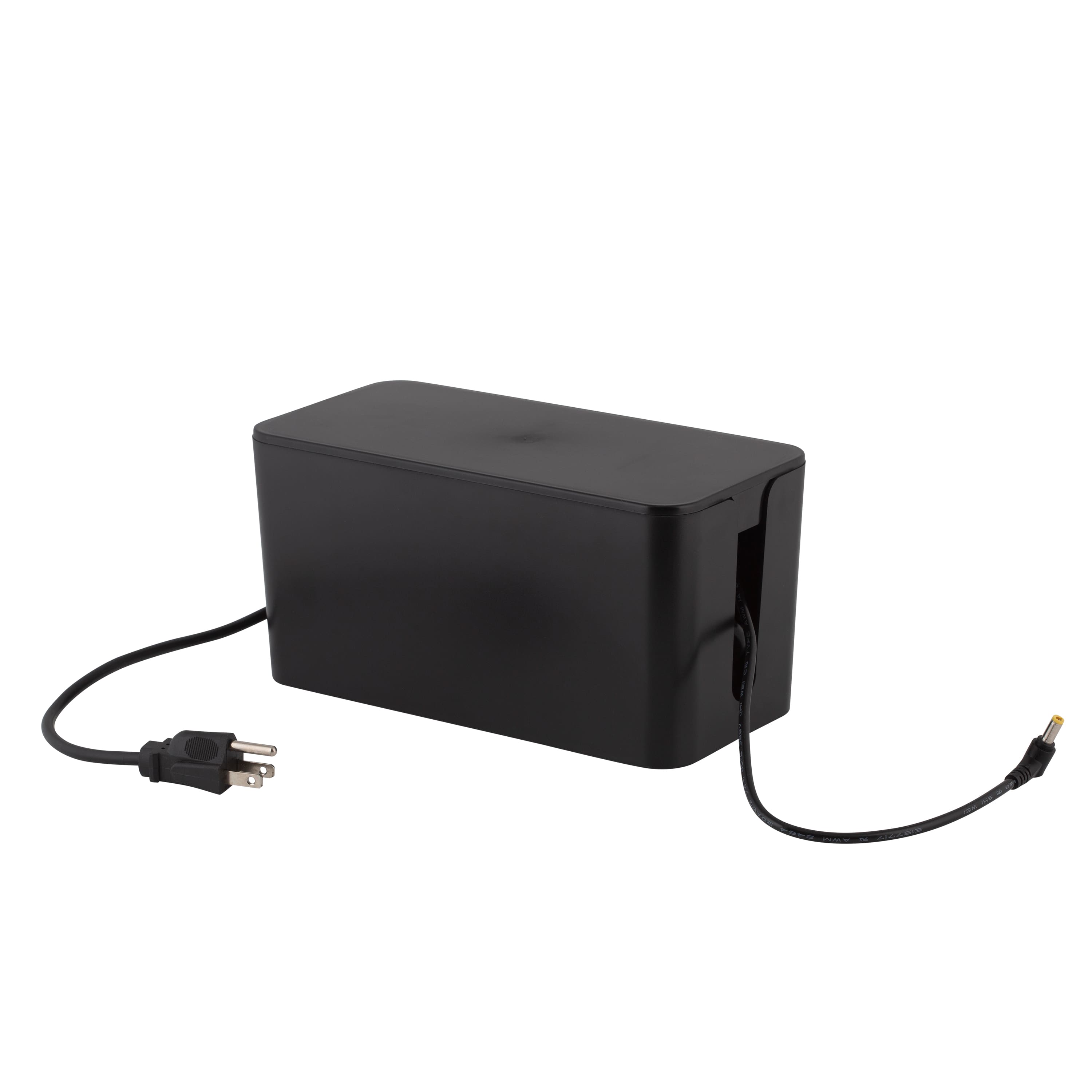 Simplify Black Cable Organizer Boxes, 2ct.