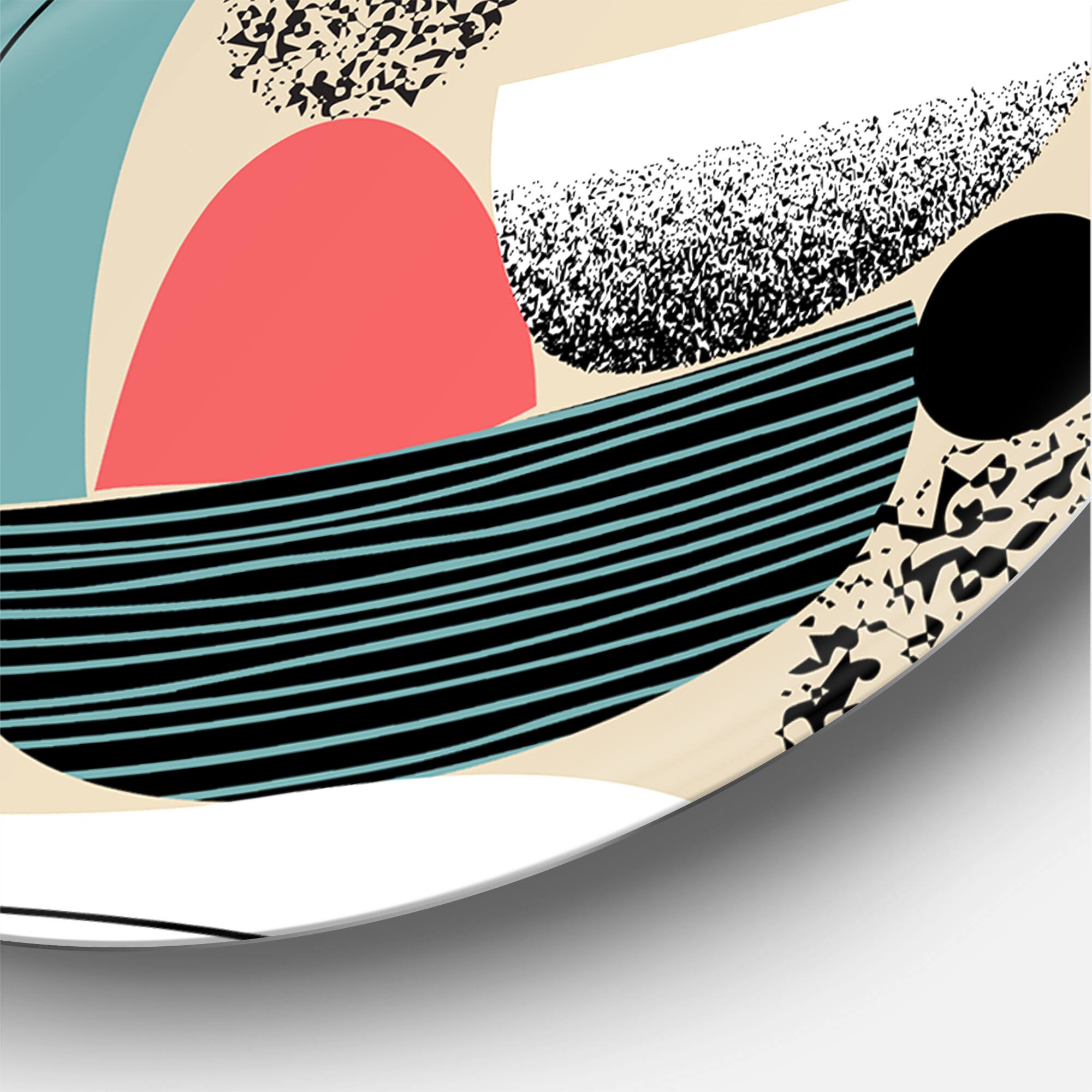 Designart - Retro Shapes With Abstract Suns and Moons III