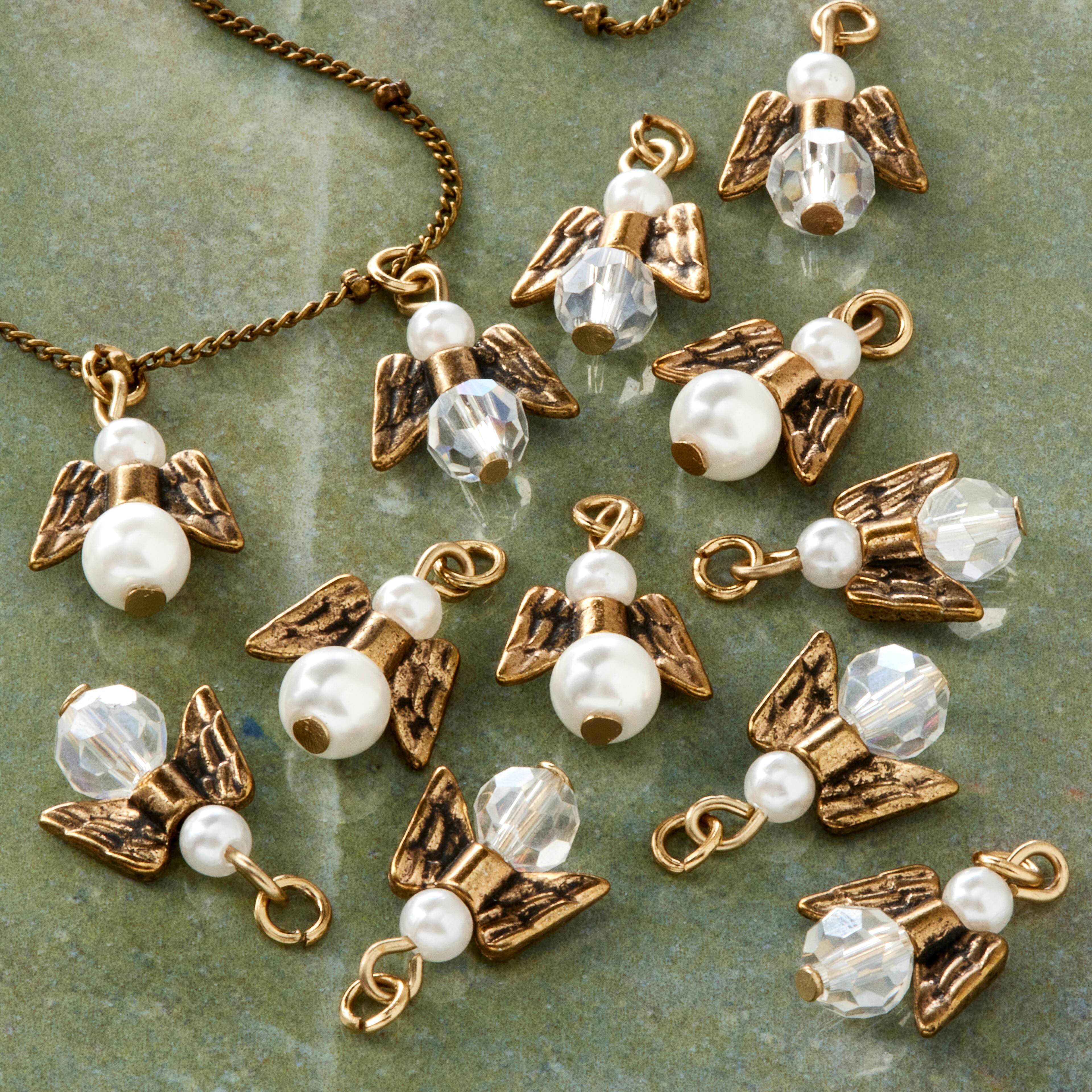 Charmalong™ Gold Angel Charms by Bead Landing™