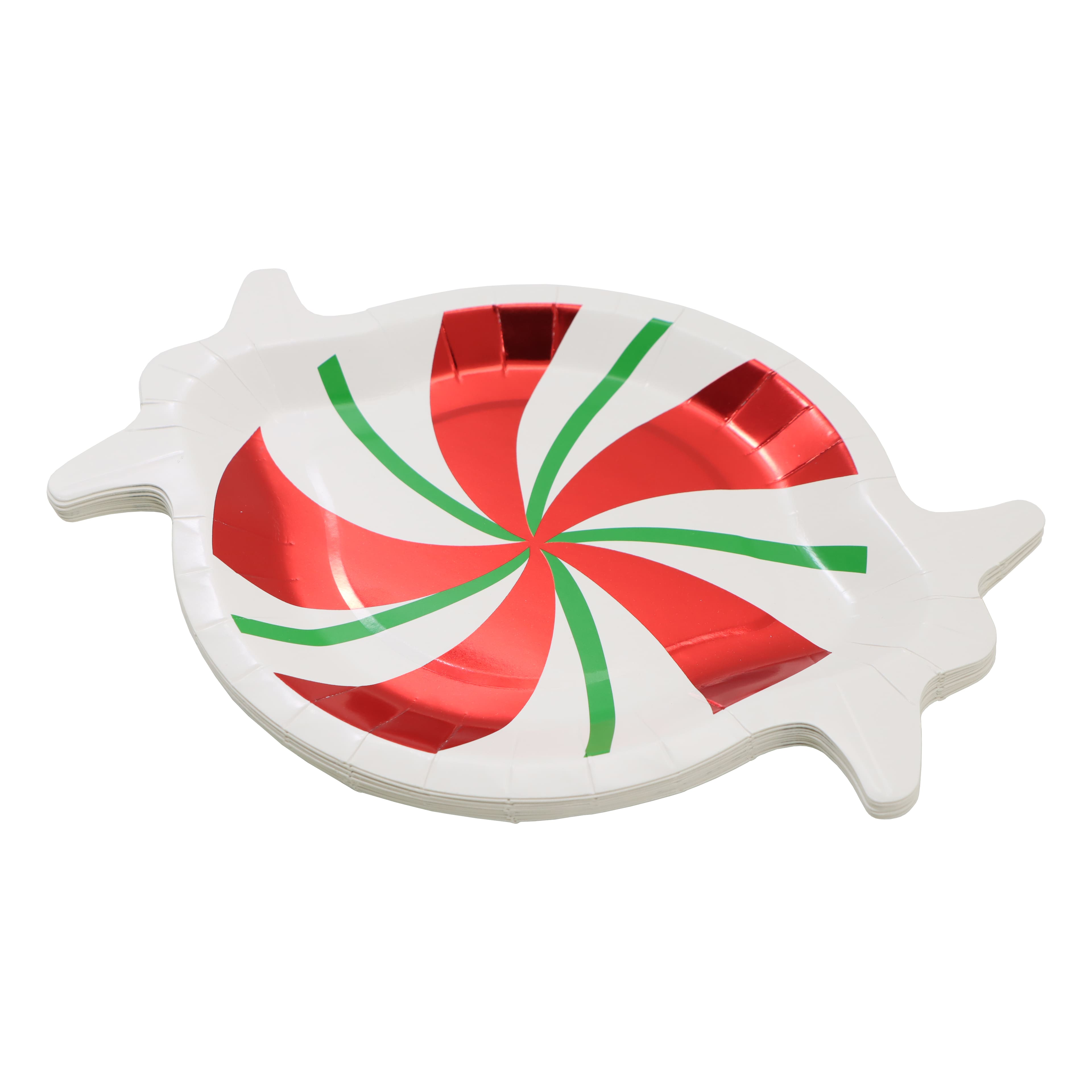 6.7&#x22; x 9&#x22; Candy Paper Plates, 12ct. by Celebrate It&#x2122;