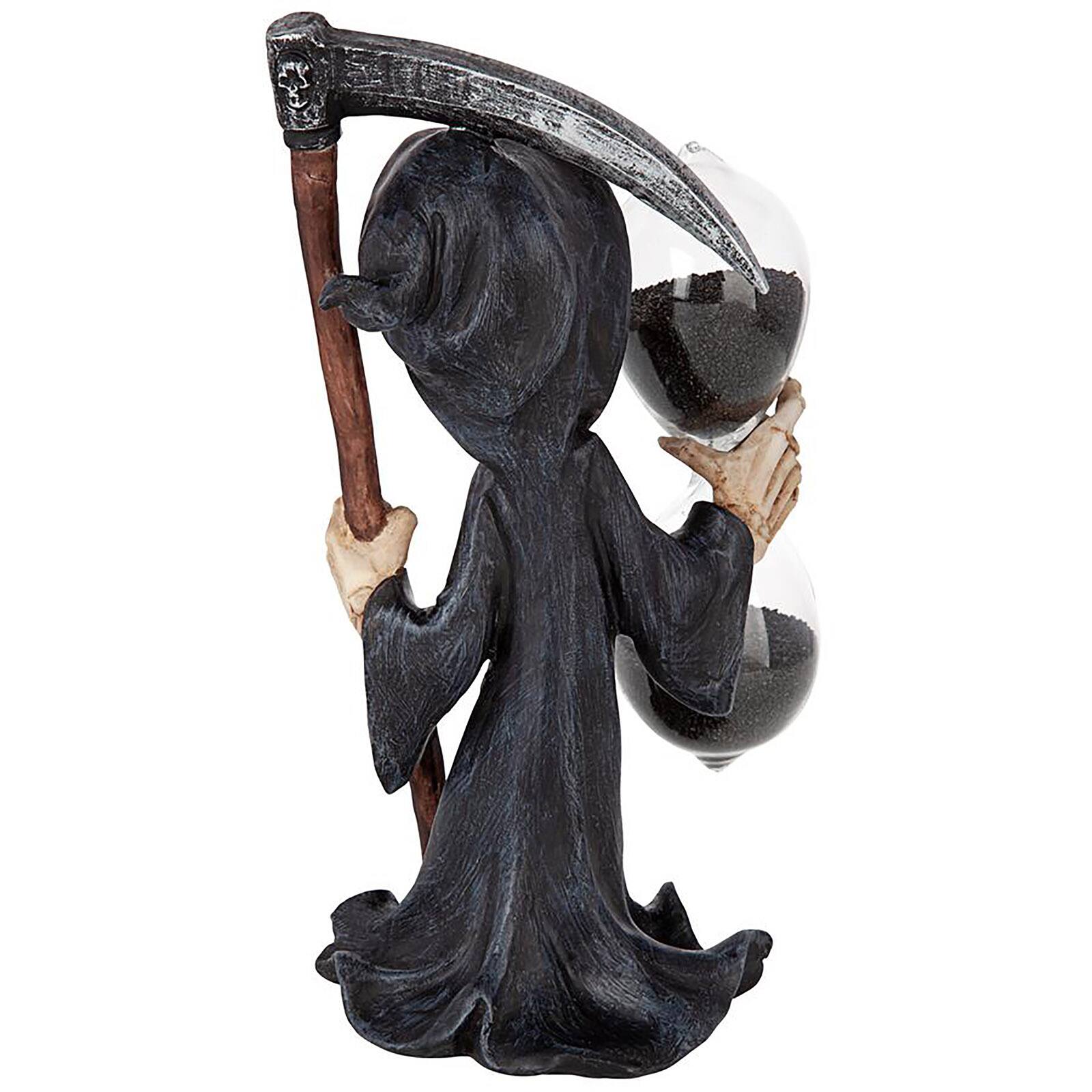 Design Toscano 8" Grim Reaper Time is Up Sand Timer Hourglass Statue