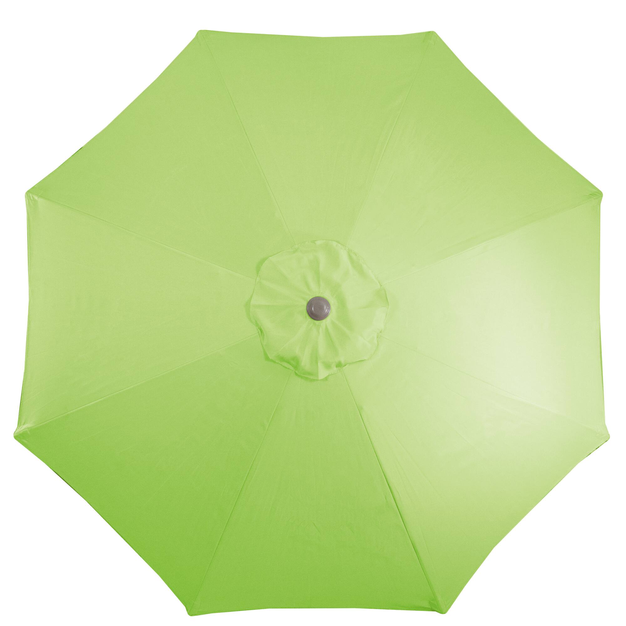9ft. Outdoor Patio Market Umbrella with Hand Crank &#x26; Tilt