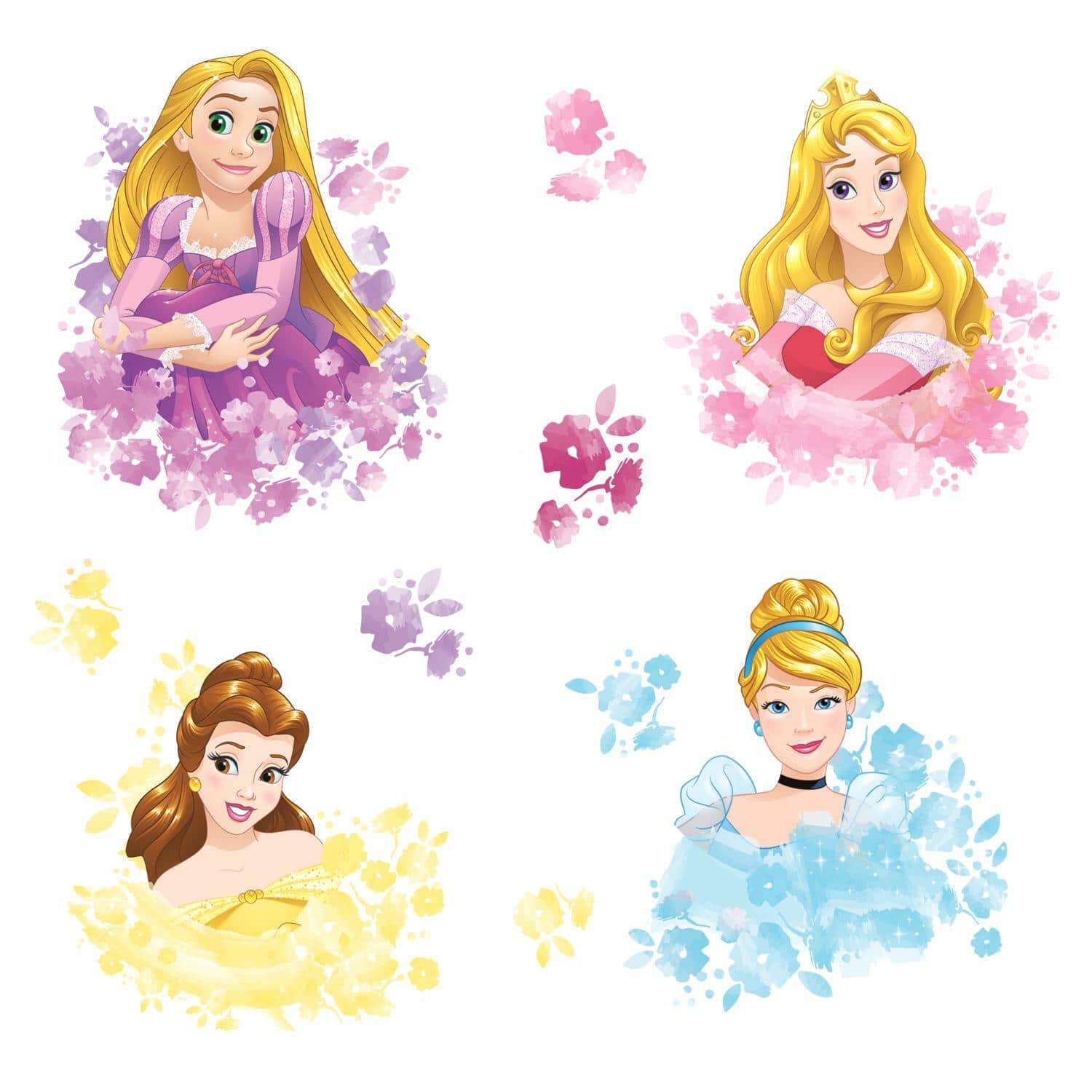 RoomMates Disney Princess Floral Peel & Stick Wall Decals