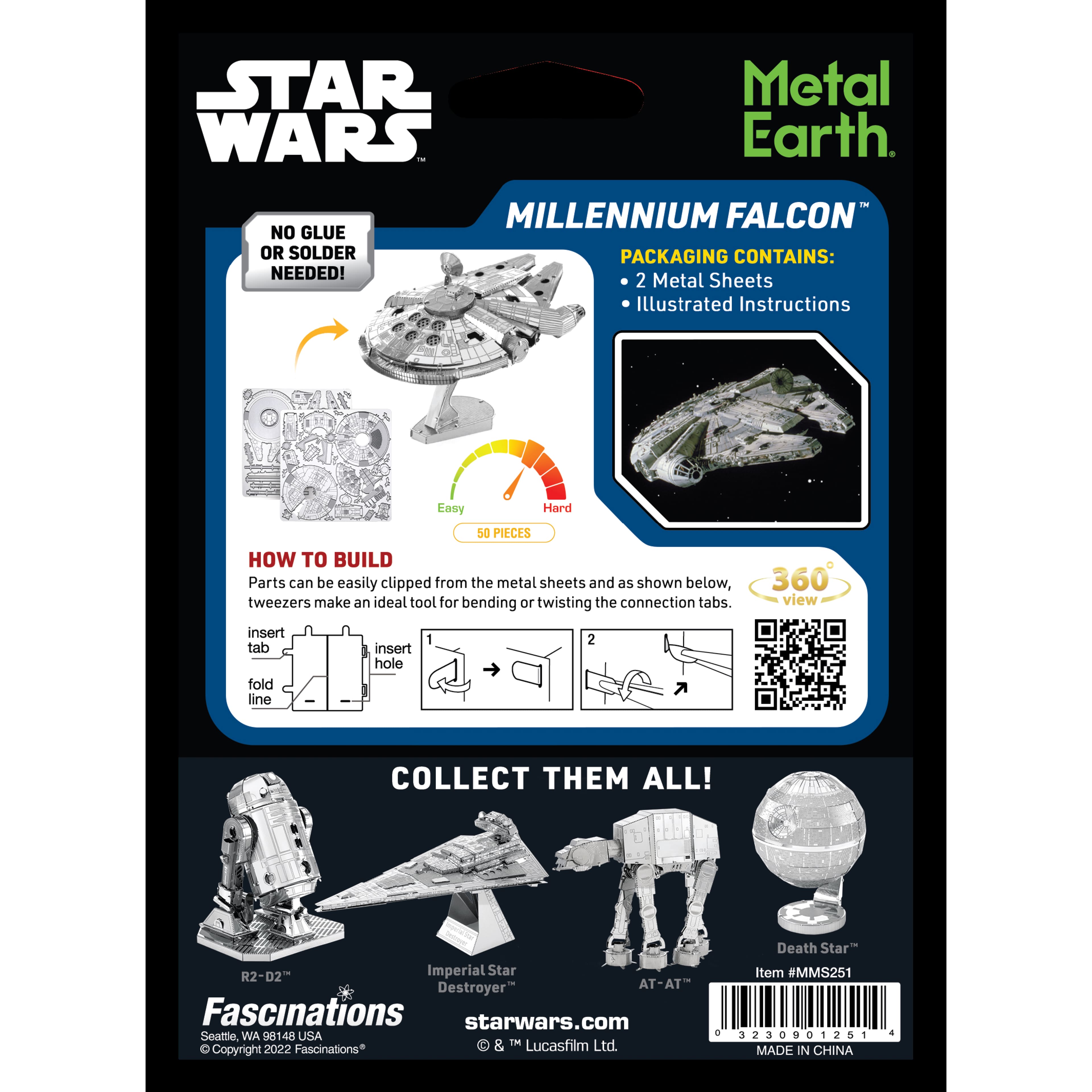 Metal Earth&#xAE; Star Wars&#x2122; Millennium Falcon&#x2122; Steel Model Kit