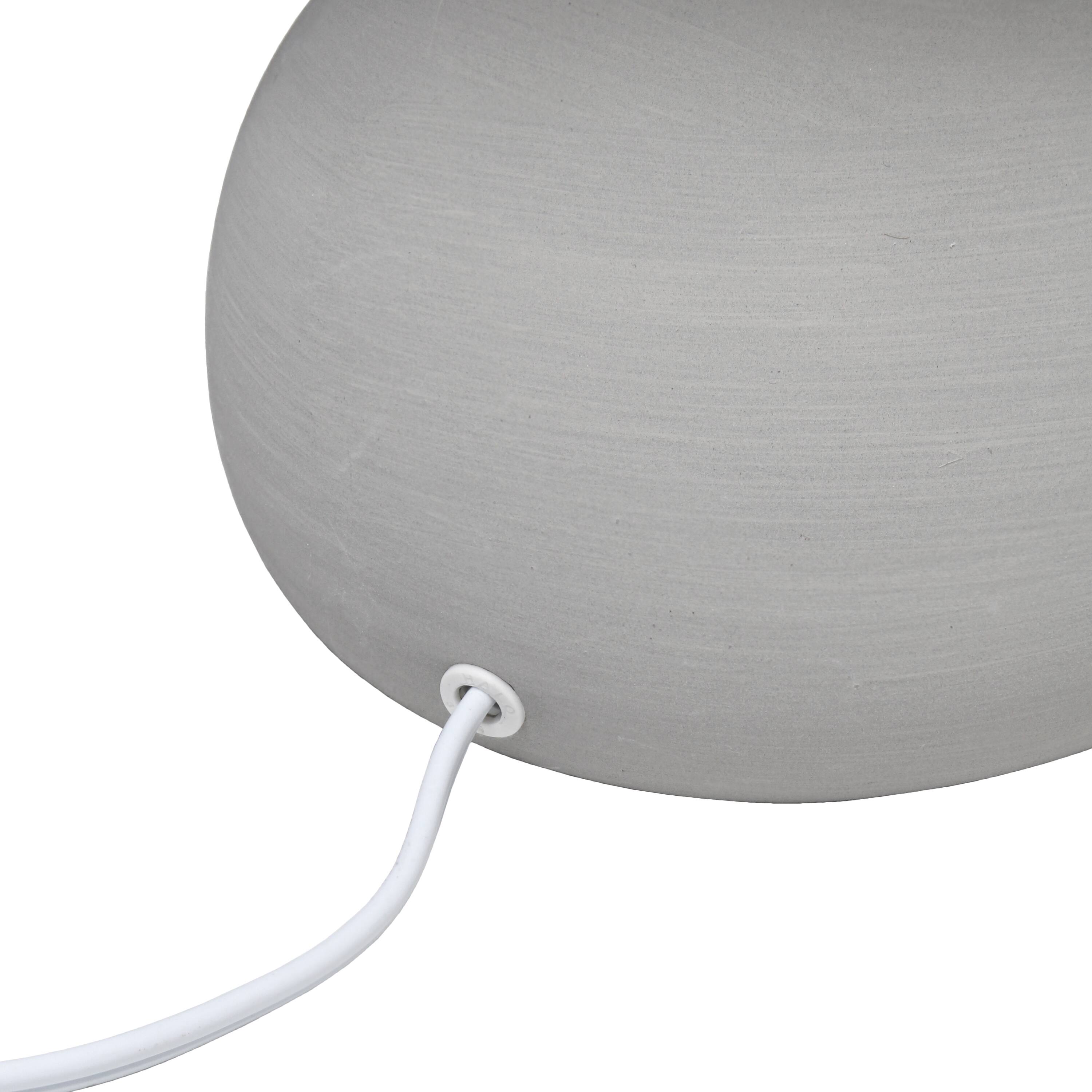 Simple Designs 15.3" Taupe Stone Age Table Lamp