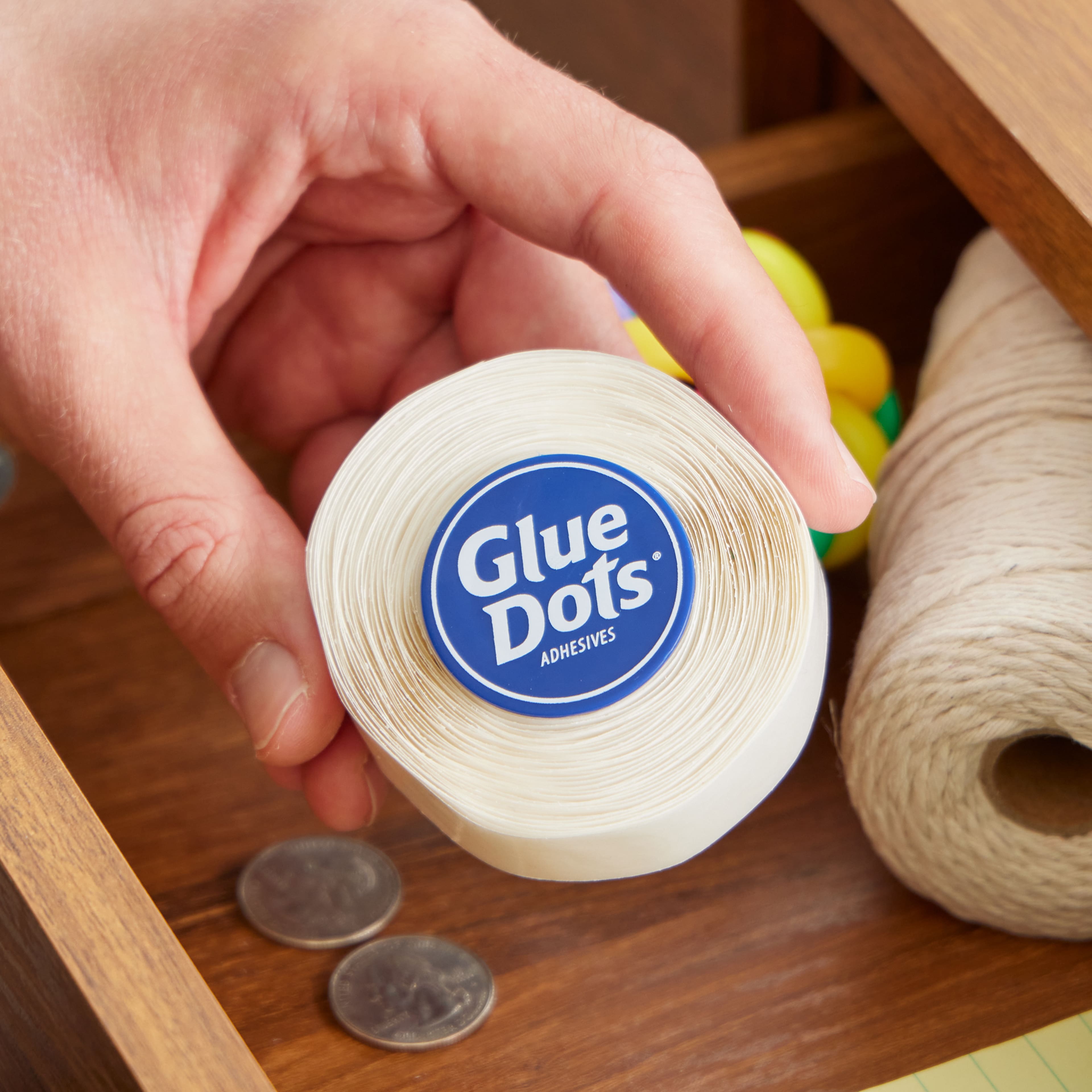 Glue Dots&#xAE; 1/2&#x22; Double-Sided Adhesive Dots Dispenser