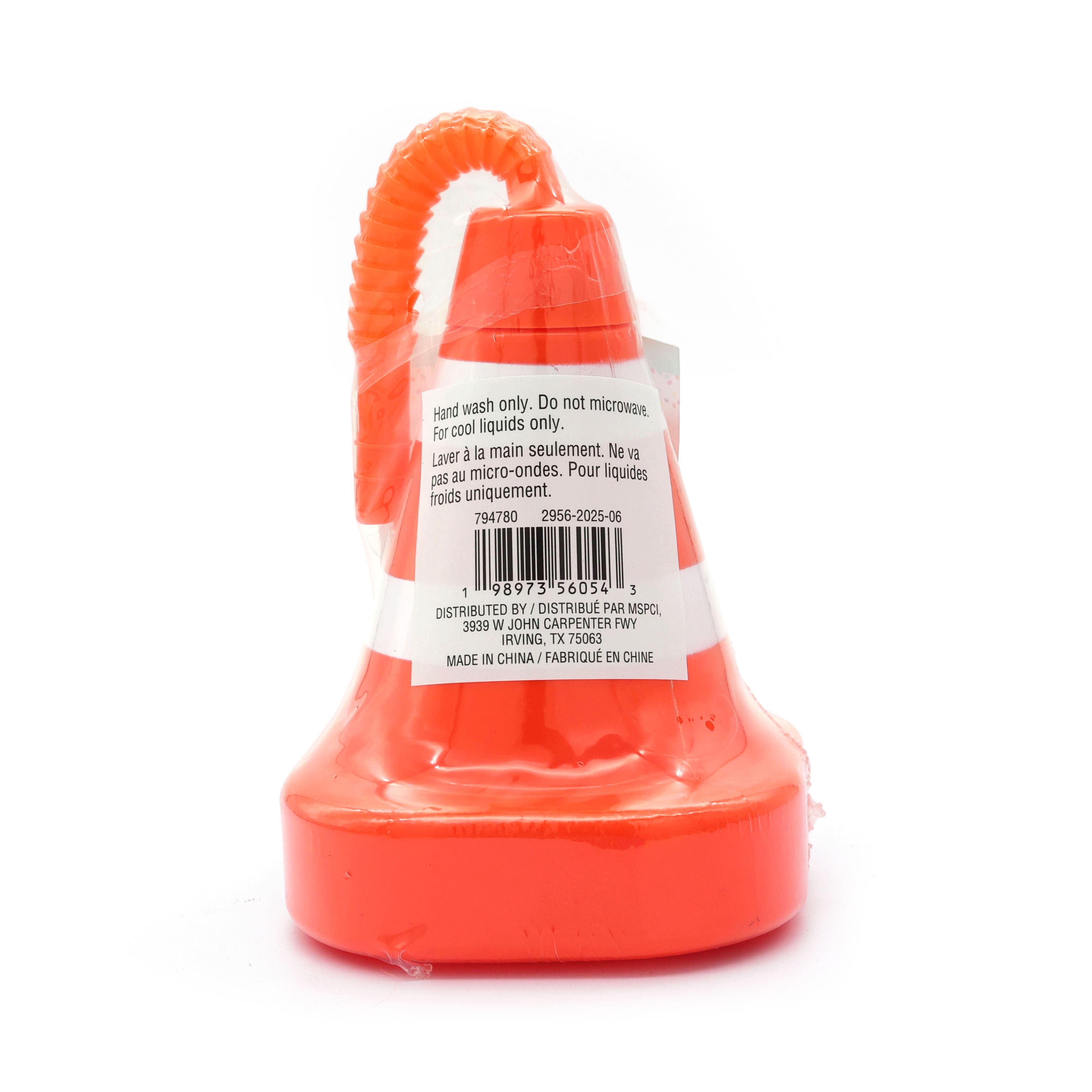 9.5oz. Orange &#x26; White Cone Cup by Celebrate It&#x2122;