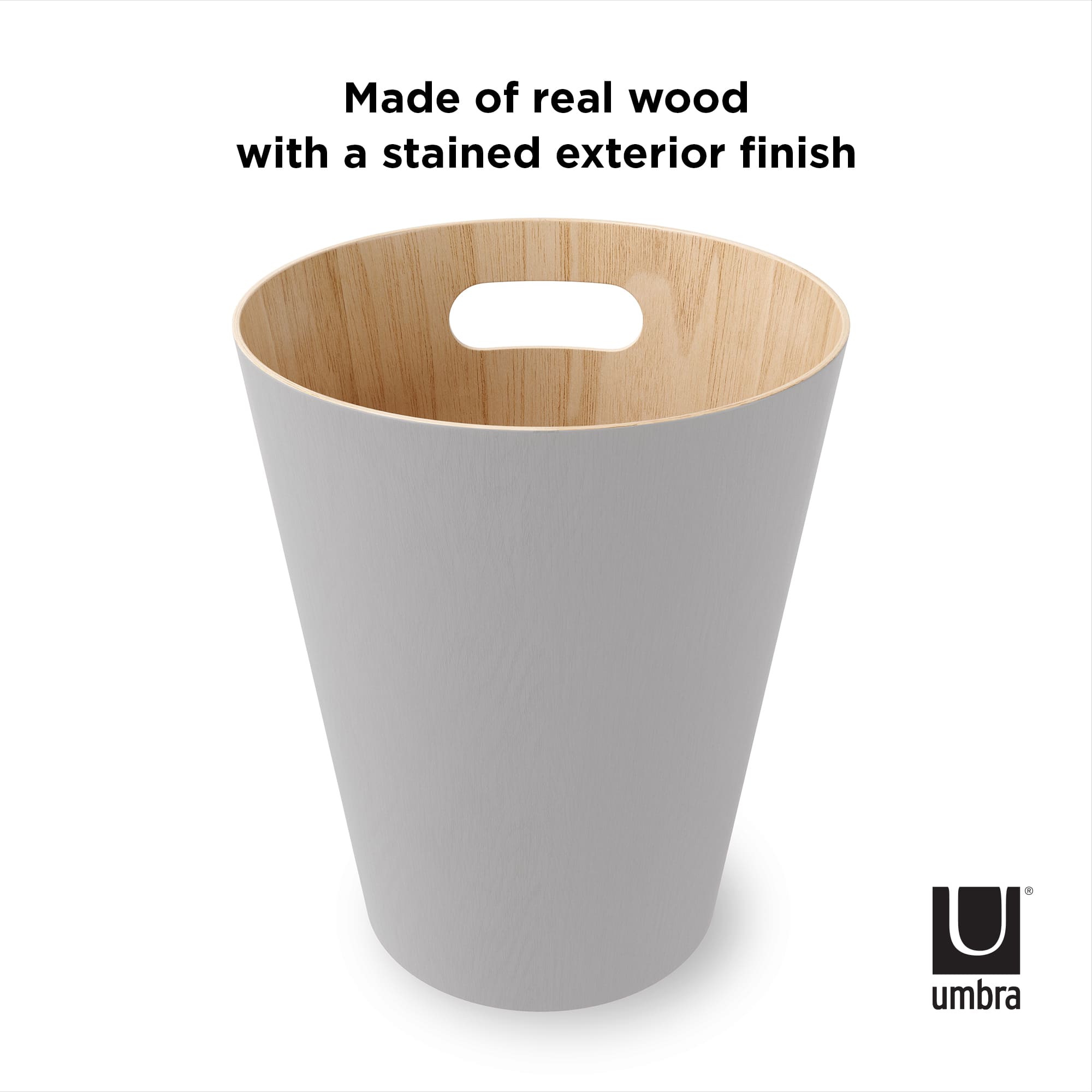 Umbra 2gal. Woodrow Trash Can