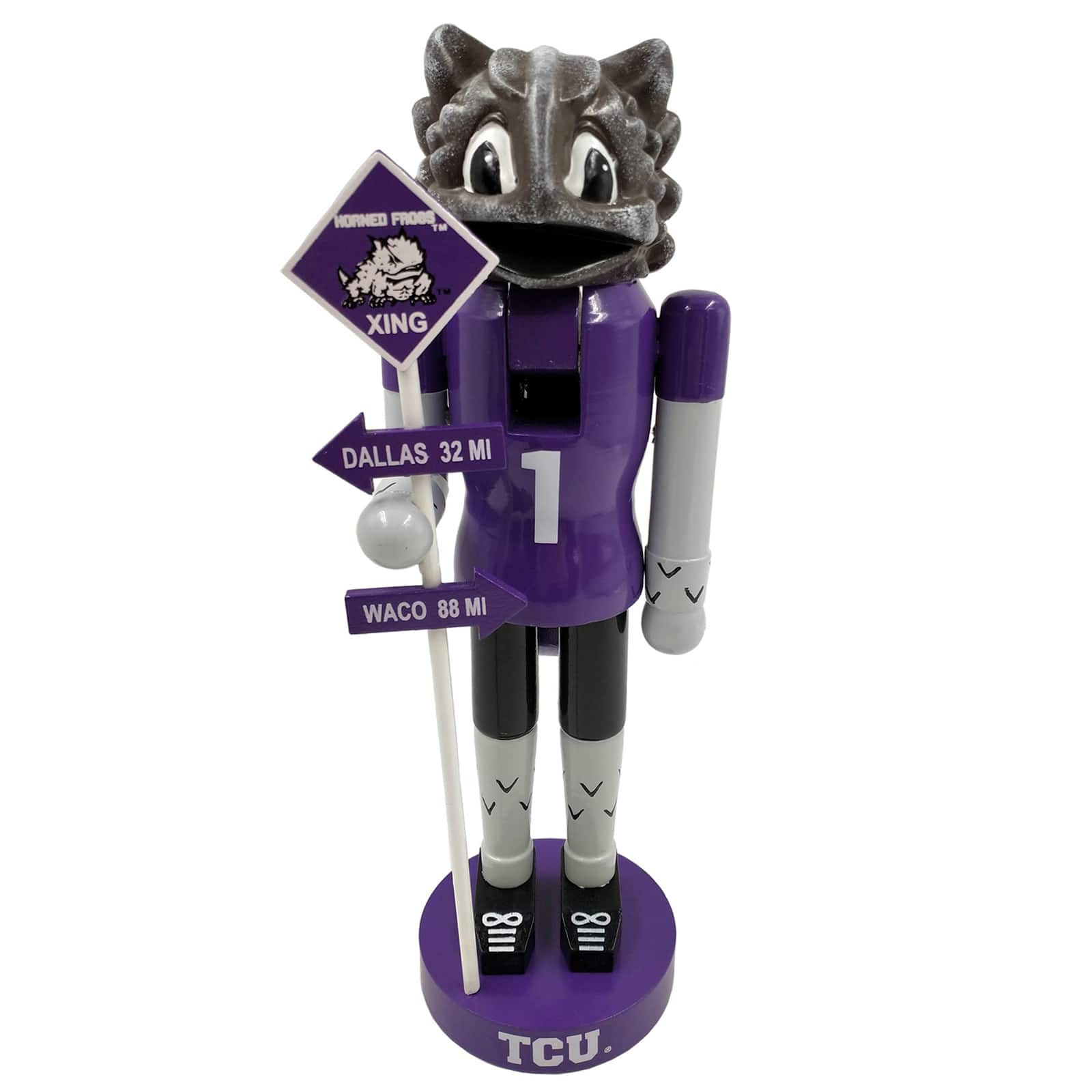 Santa's Workshop 12" Texas Christian University® Rivalry Nutcracker