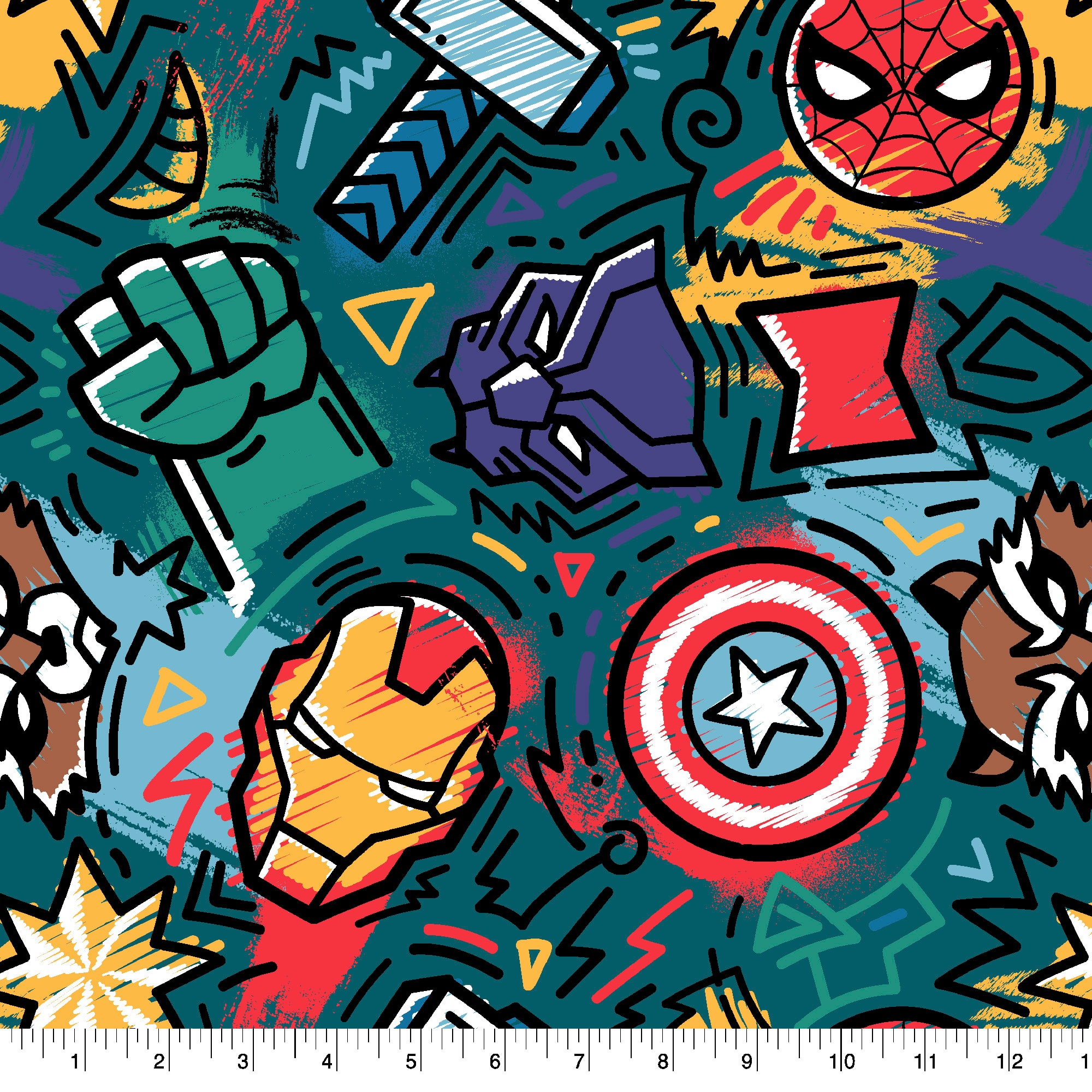 Springs Creative Marvel Avengers Cartoon Faces Fleece Michaels Springs Creative Marvel Avengers Cartoon Faces Fleece Michaels