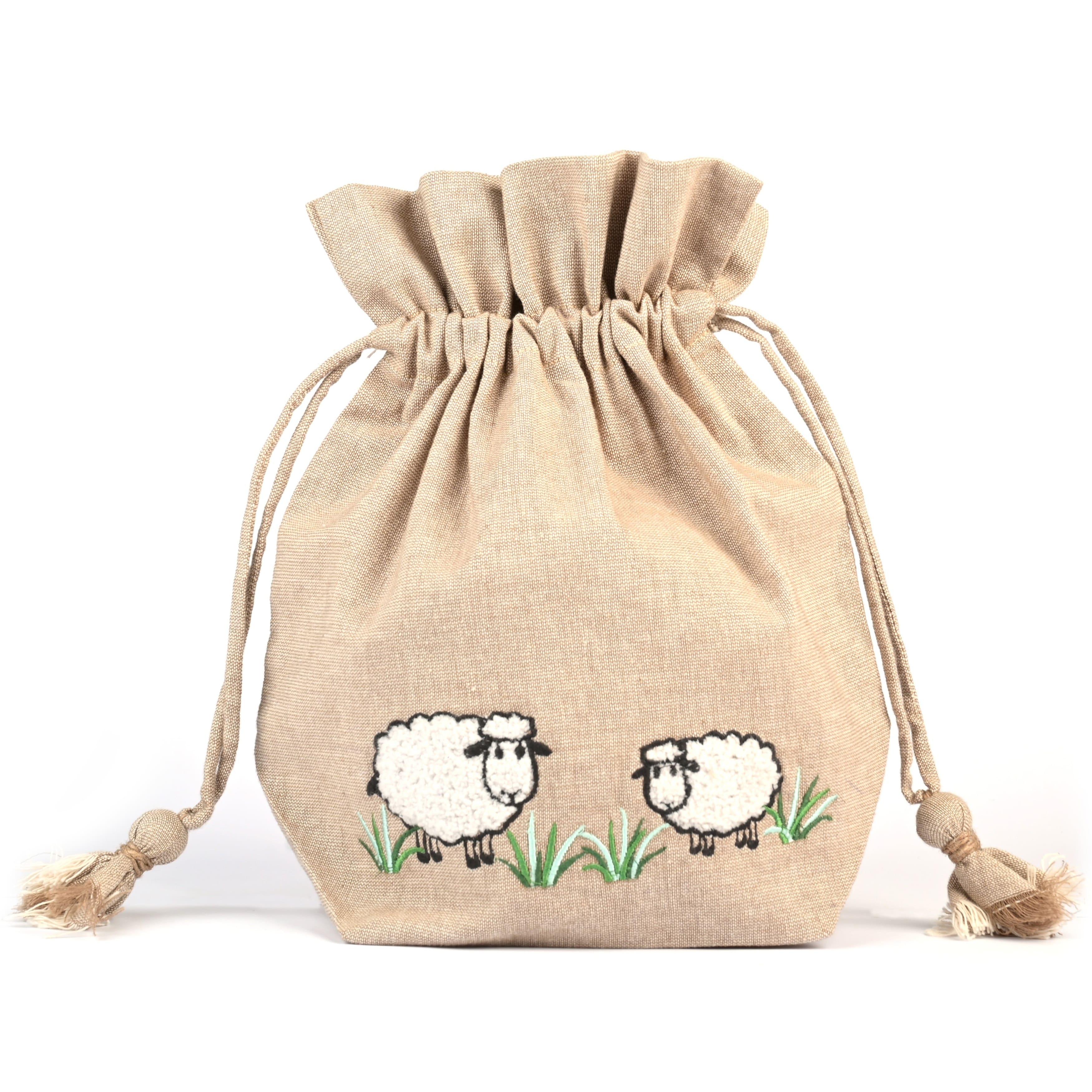 Knitter&#x27;s Pride&#x2122; Lantern Moon White Sheep Meadow Bag