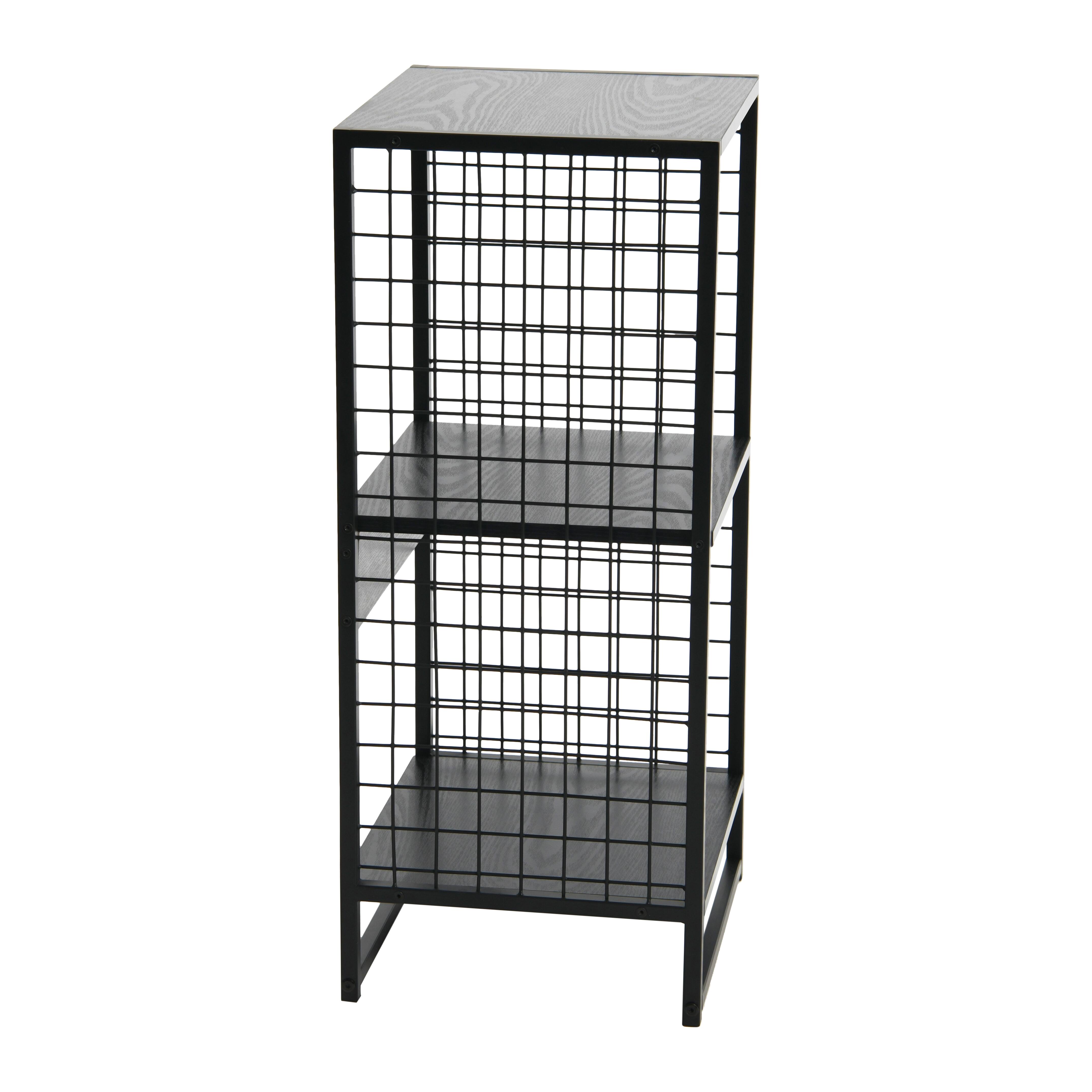 Household Essentials 28&#x22; Trellis 2 Compartment Storage Bookshelf