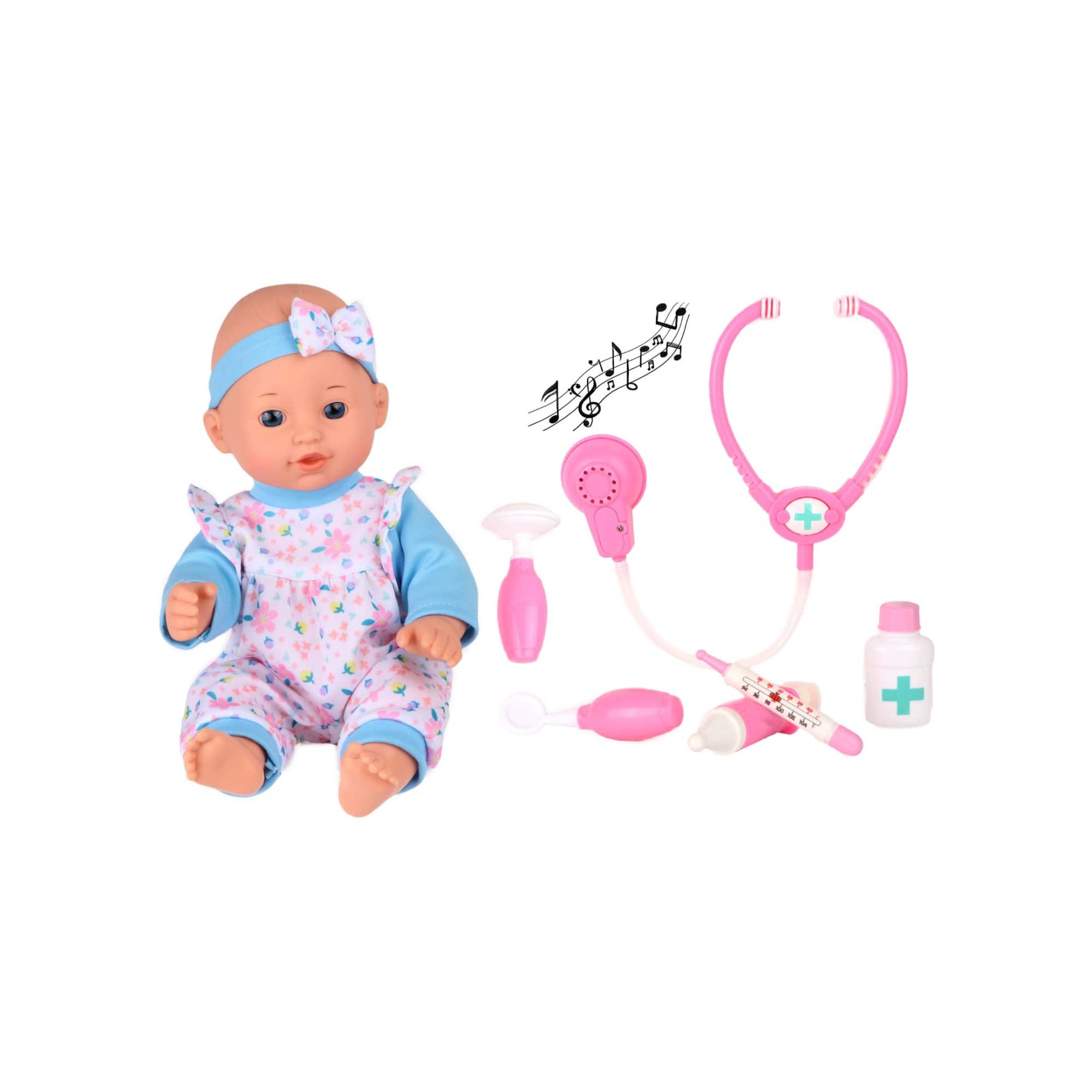 Dream Collection 12" Baby Doll with Medical Set