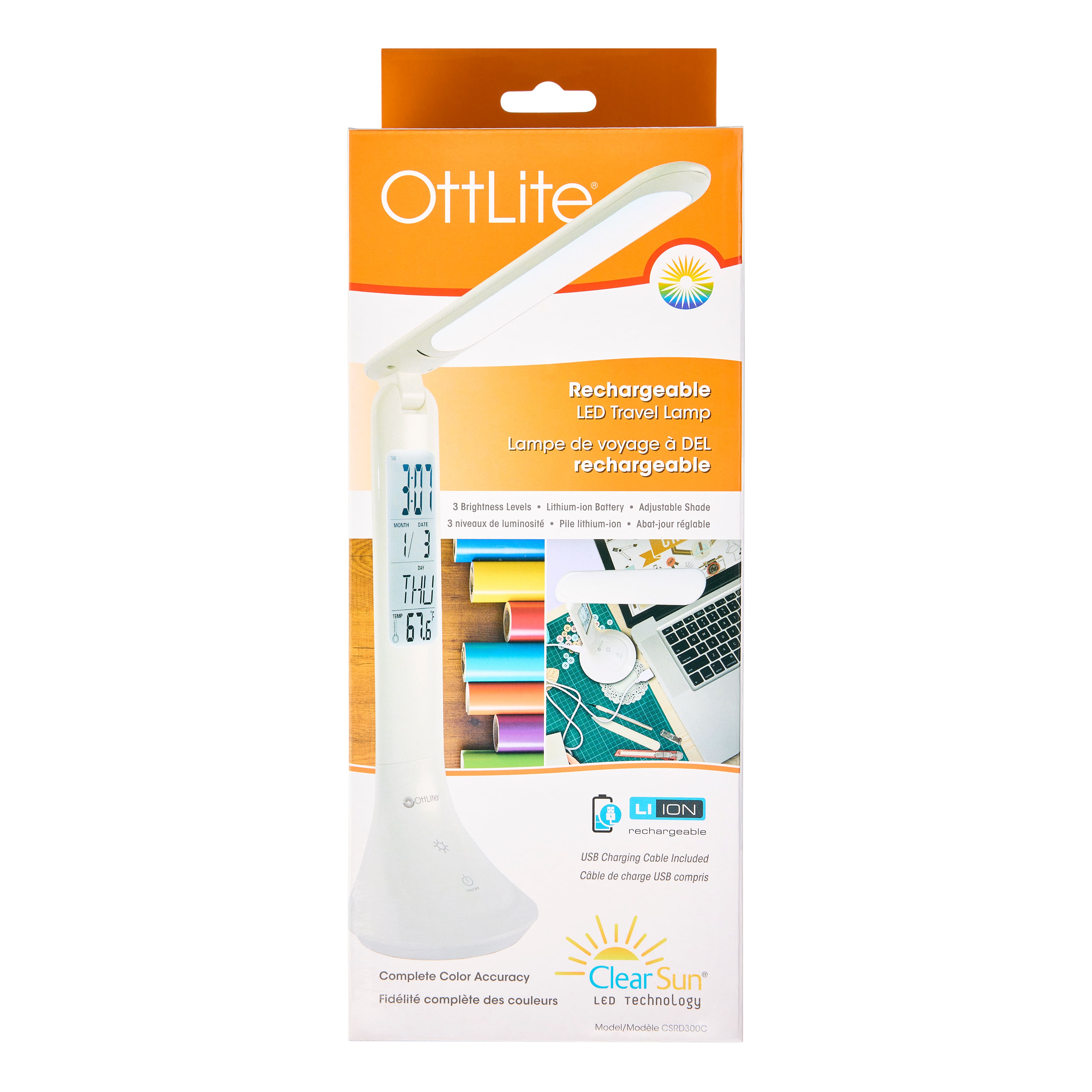 Lampe de travail à DEL rechargeable d’Ottlite