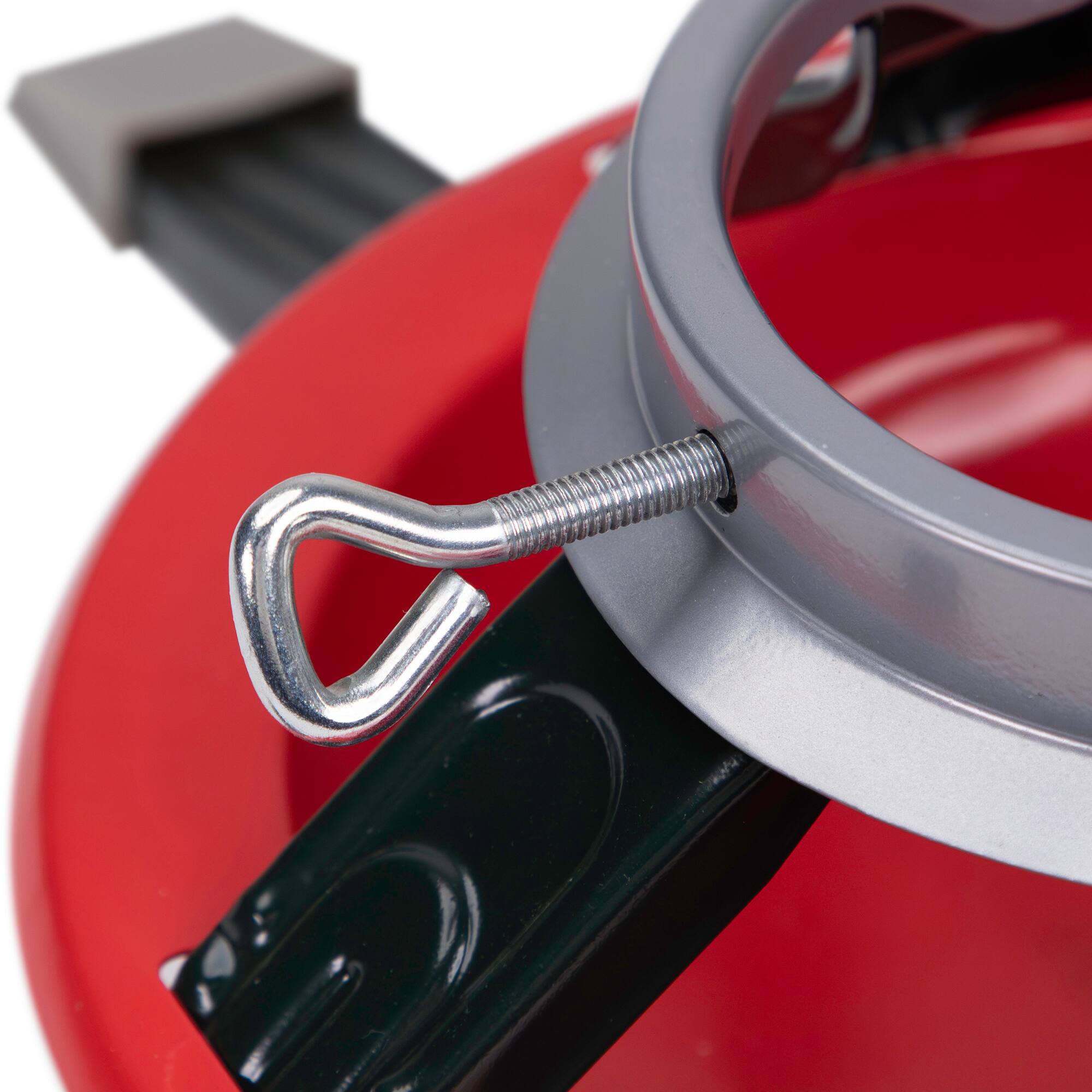 Metal Tree Stand for Live Christmas Trees - 22" - Red and Green