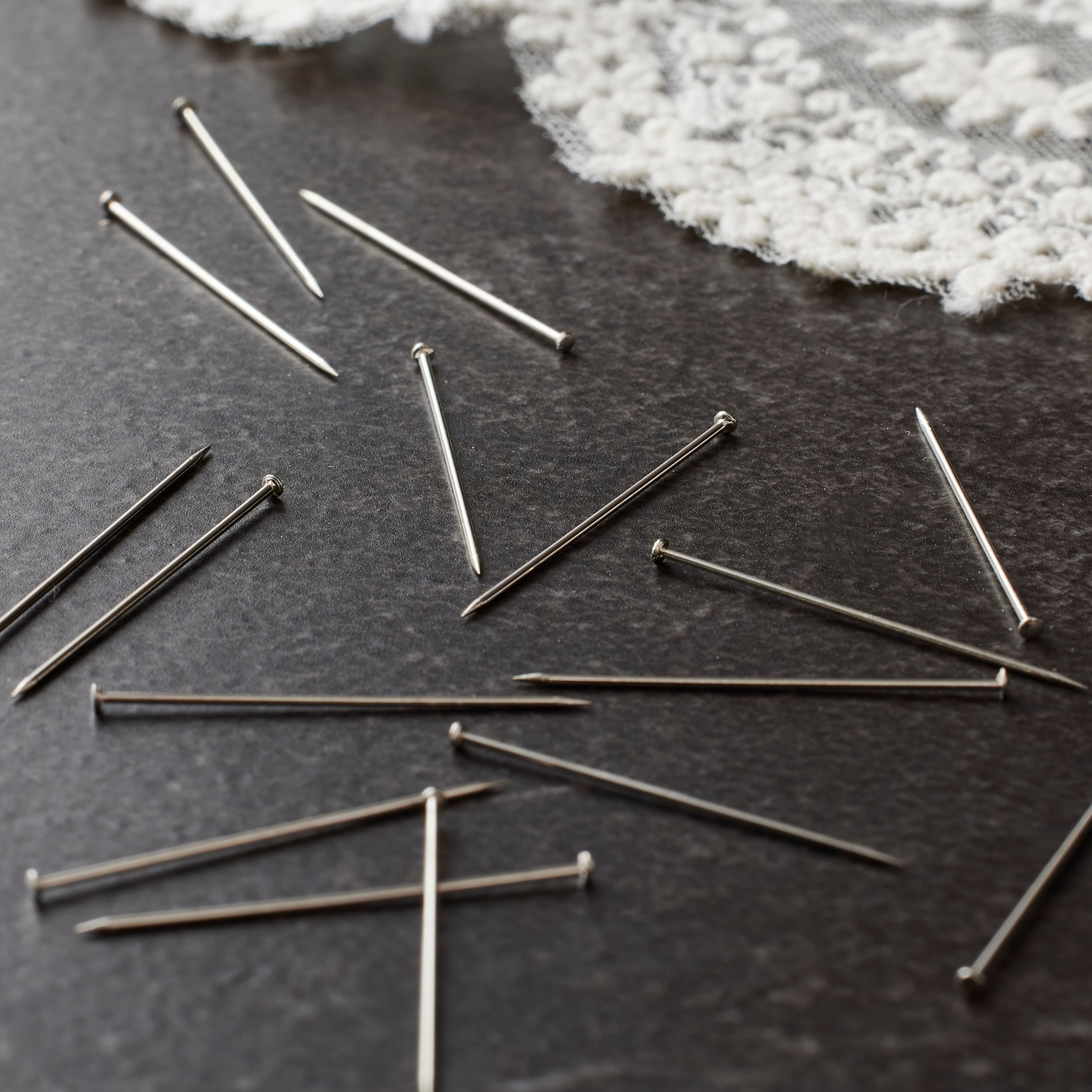 12 Packs: 500 ct. (6,000 total) Bridal & Lace Pins by Loops & Threads™