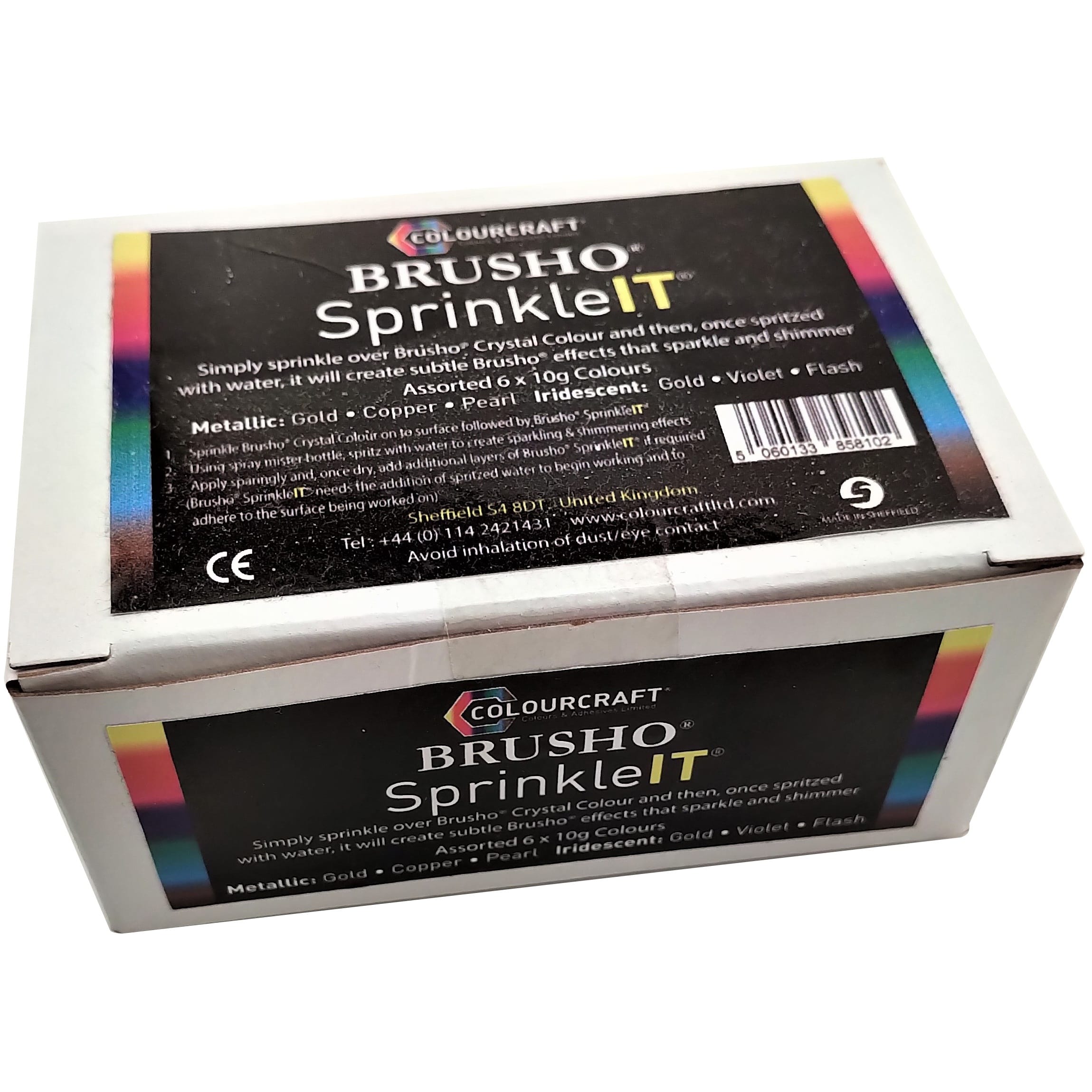 Brusho&#xAE; SprinkleIT&#xAE; 6 Color Set, 10g