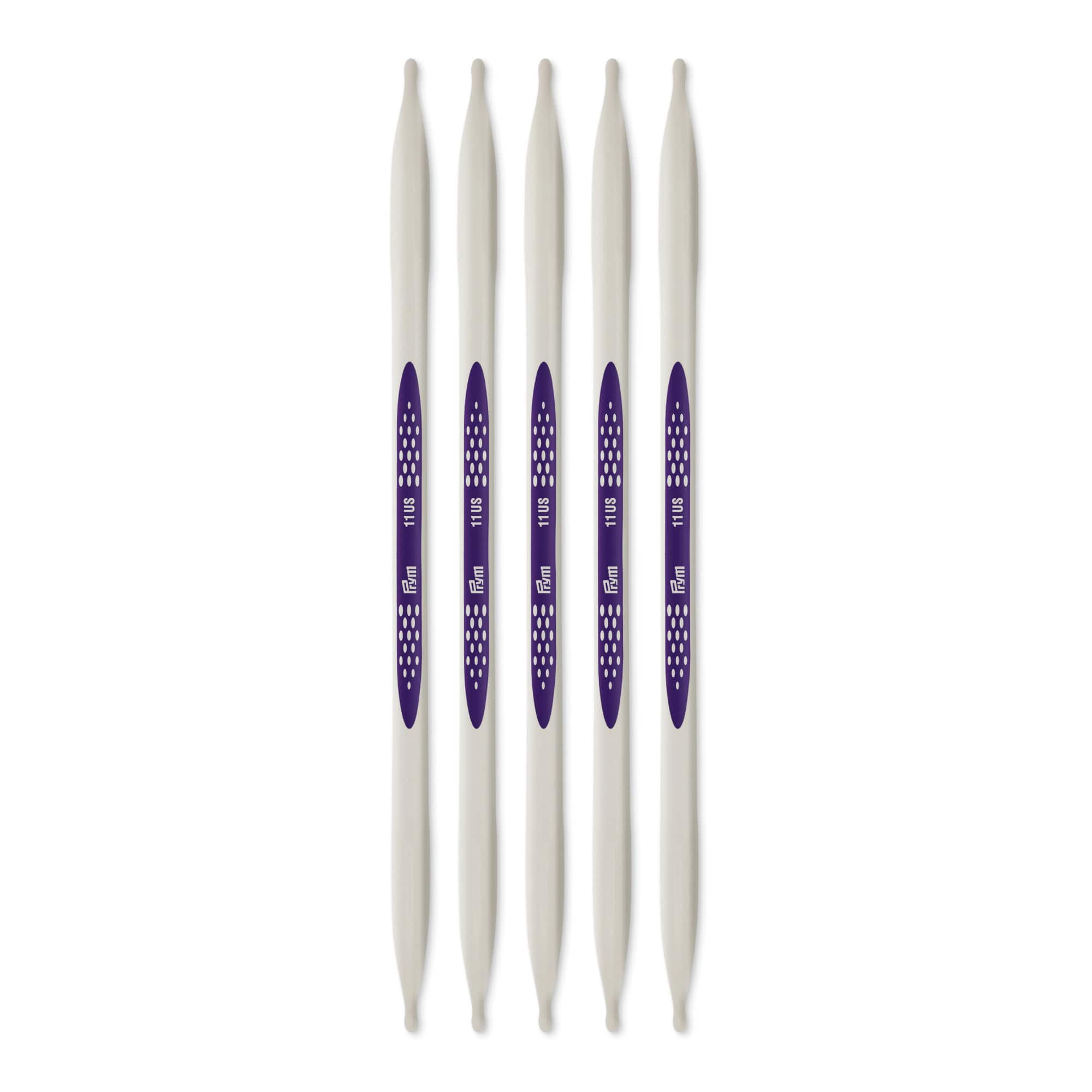 Prym Ergonomics 8" Double Point Knitting Needles, Size 11