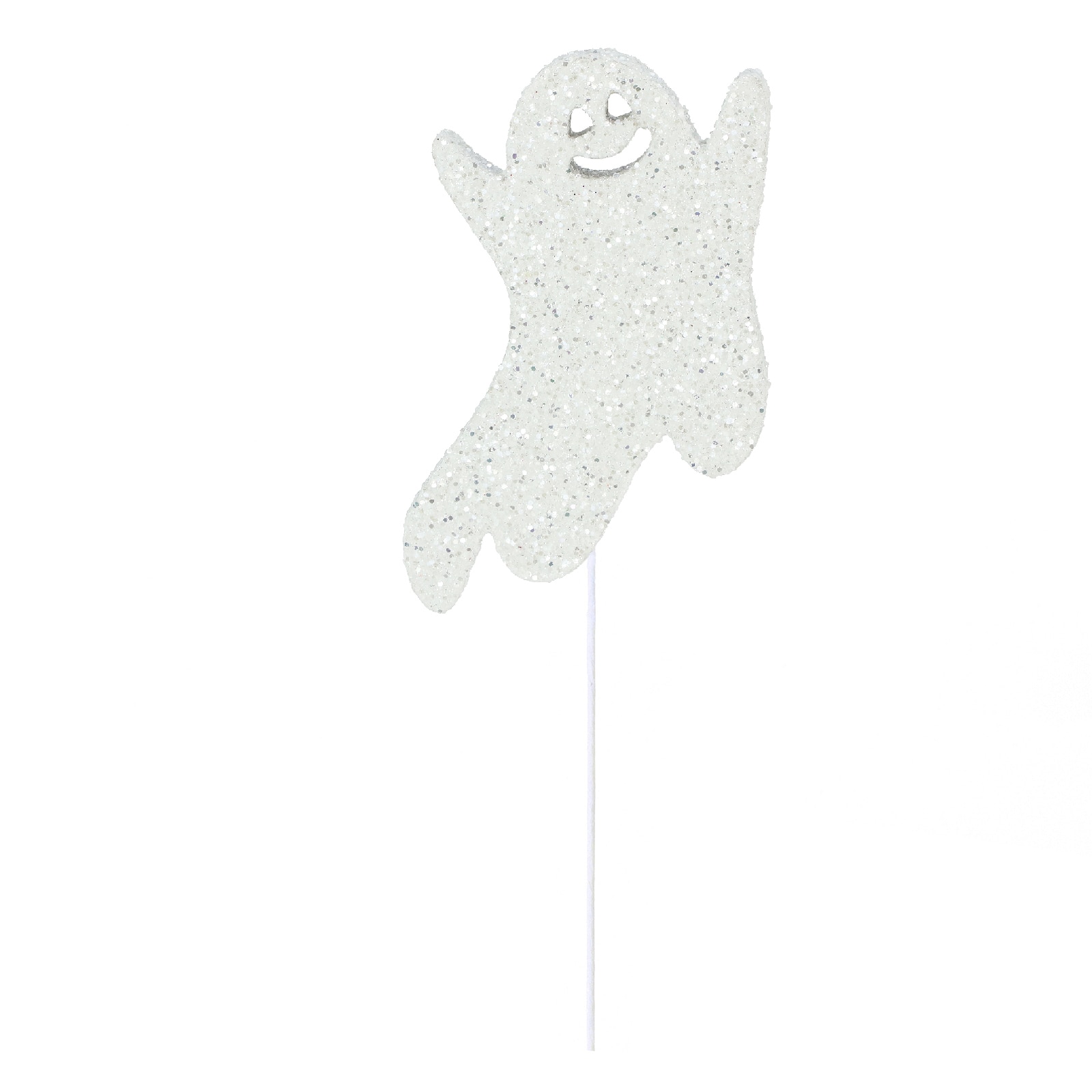 10&#x22; Glittery Ghost Pick by Ashland&#xAE;