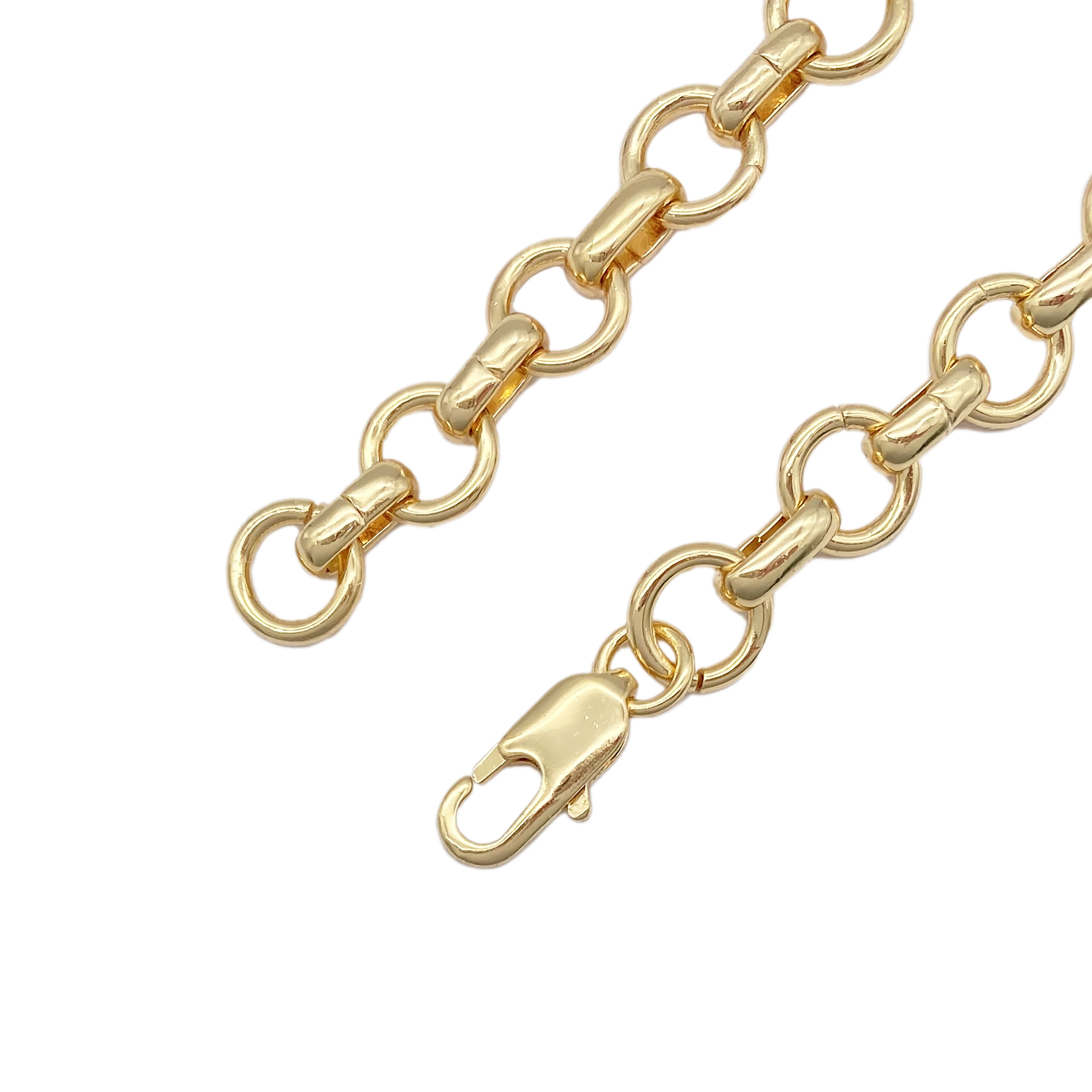 Gold Long &#x26; Short Charm Bracelet by Bead Landing&#x2122;