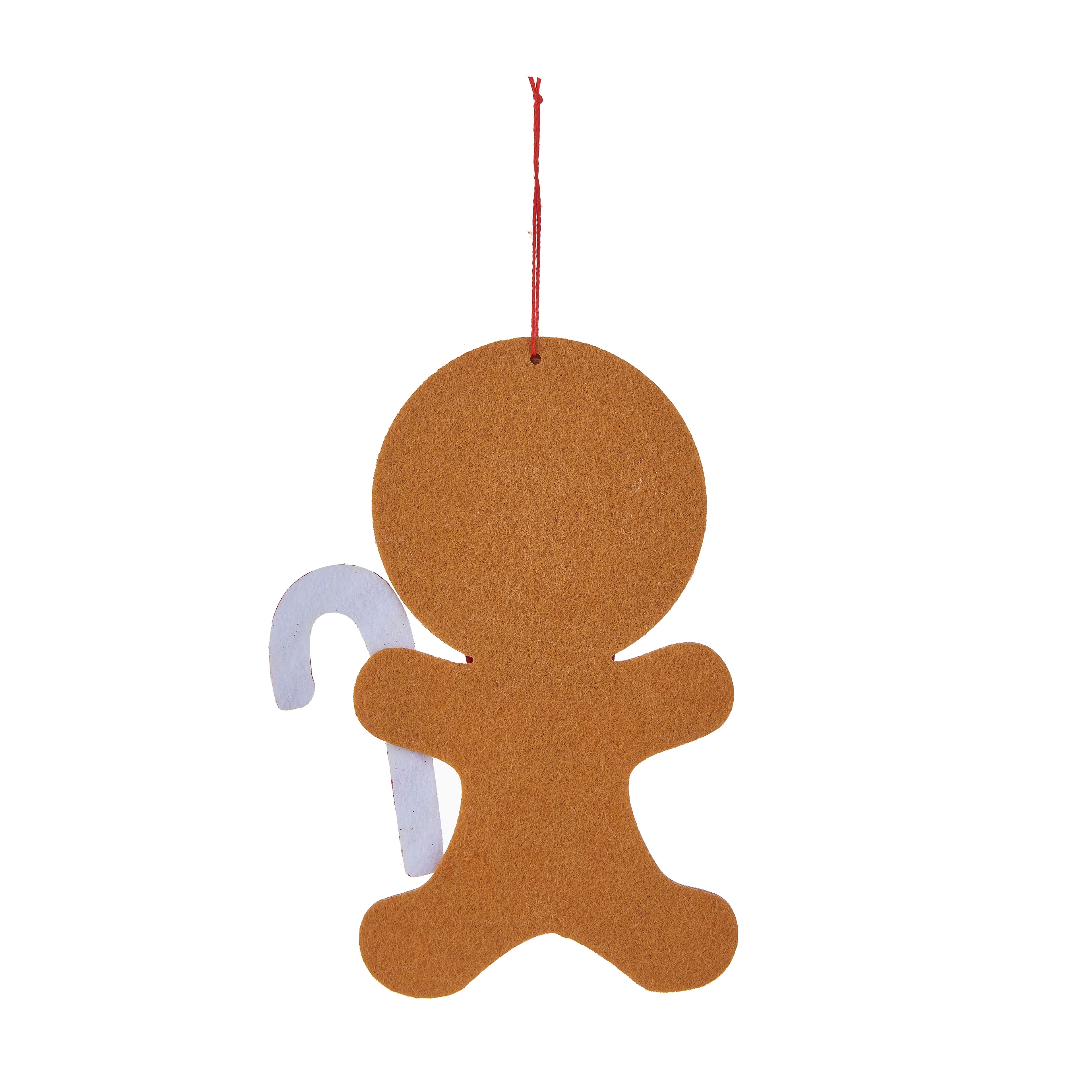 Gingerbread Boy Christmas Felt Frame Ornament by Studio D&#xE9;cor&#xAE;