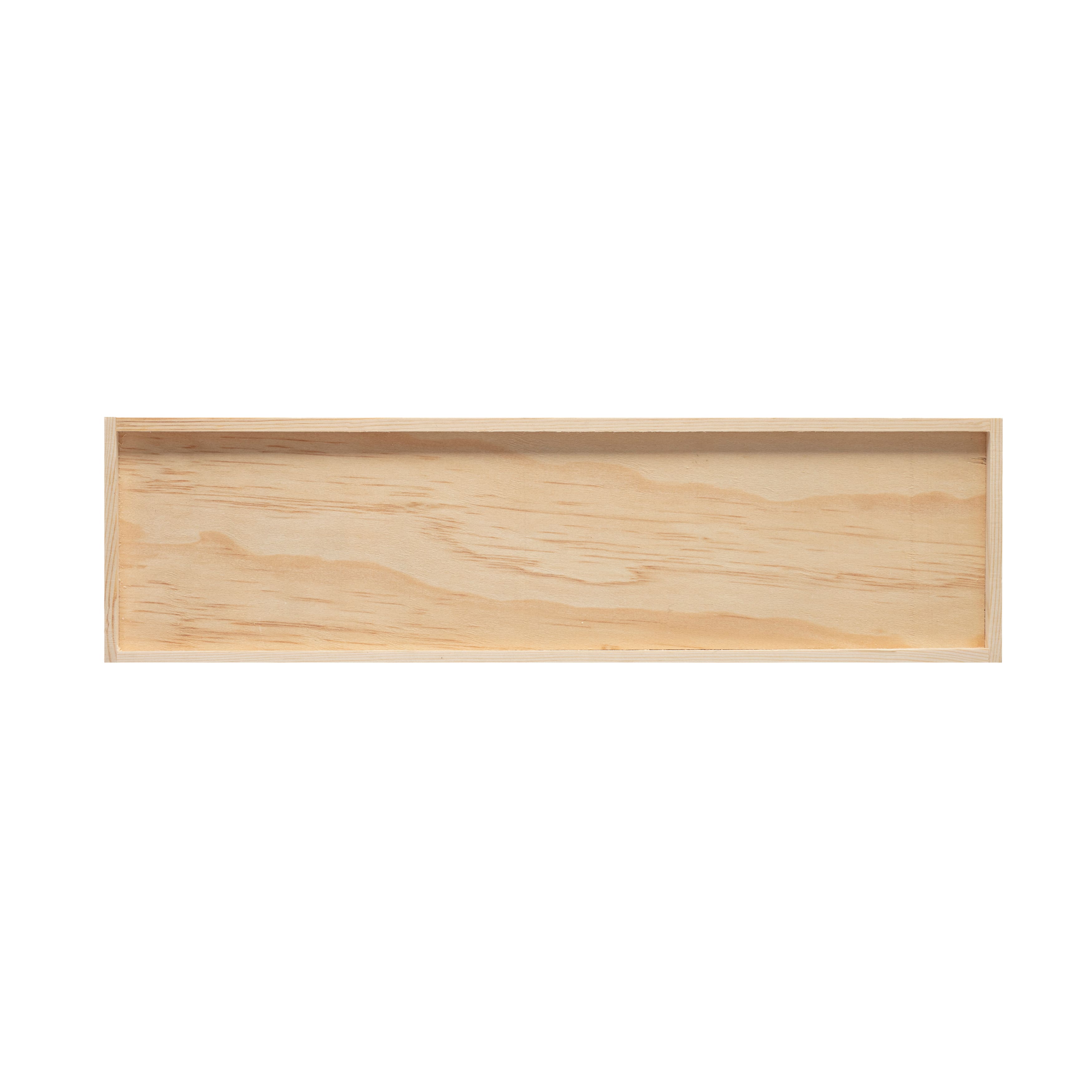 8 Pack: 18”; x 5”; Wood Plaque by Make Market®