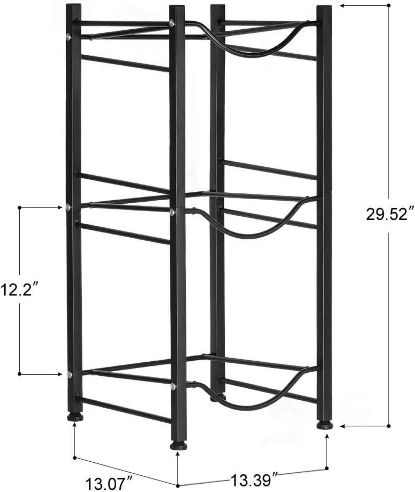 NEX&#x2122; 3-Tier 5-Gallon Water Bottle Storage Rack