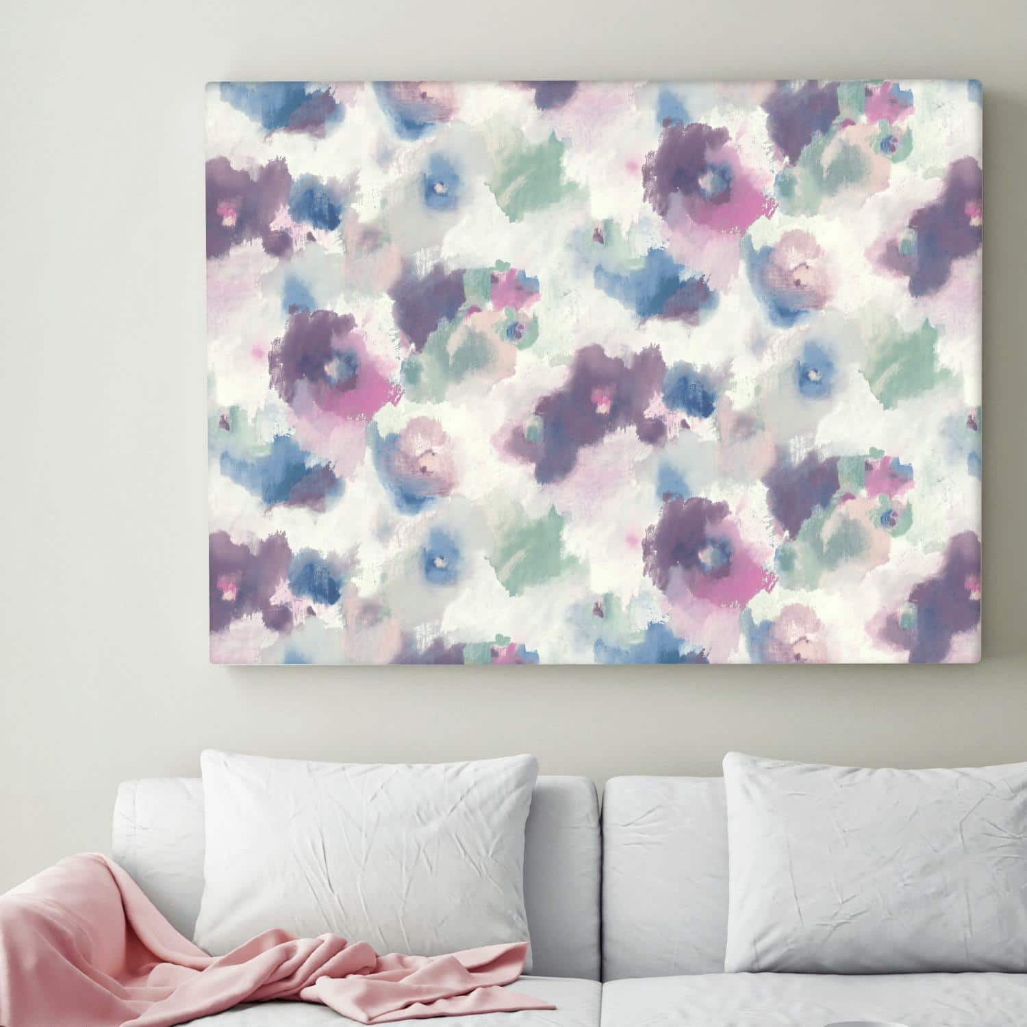 RoomMates Impressionist Floral Peel &#x26; Stick Wallpaper