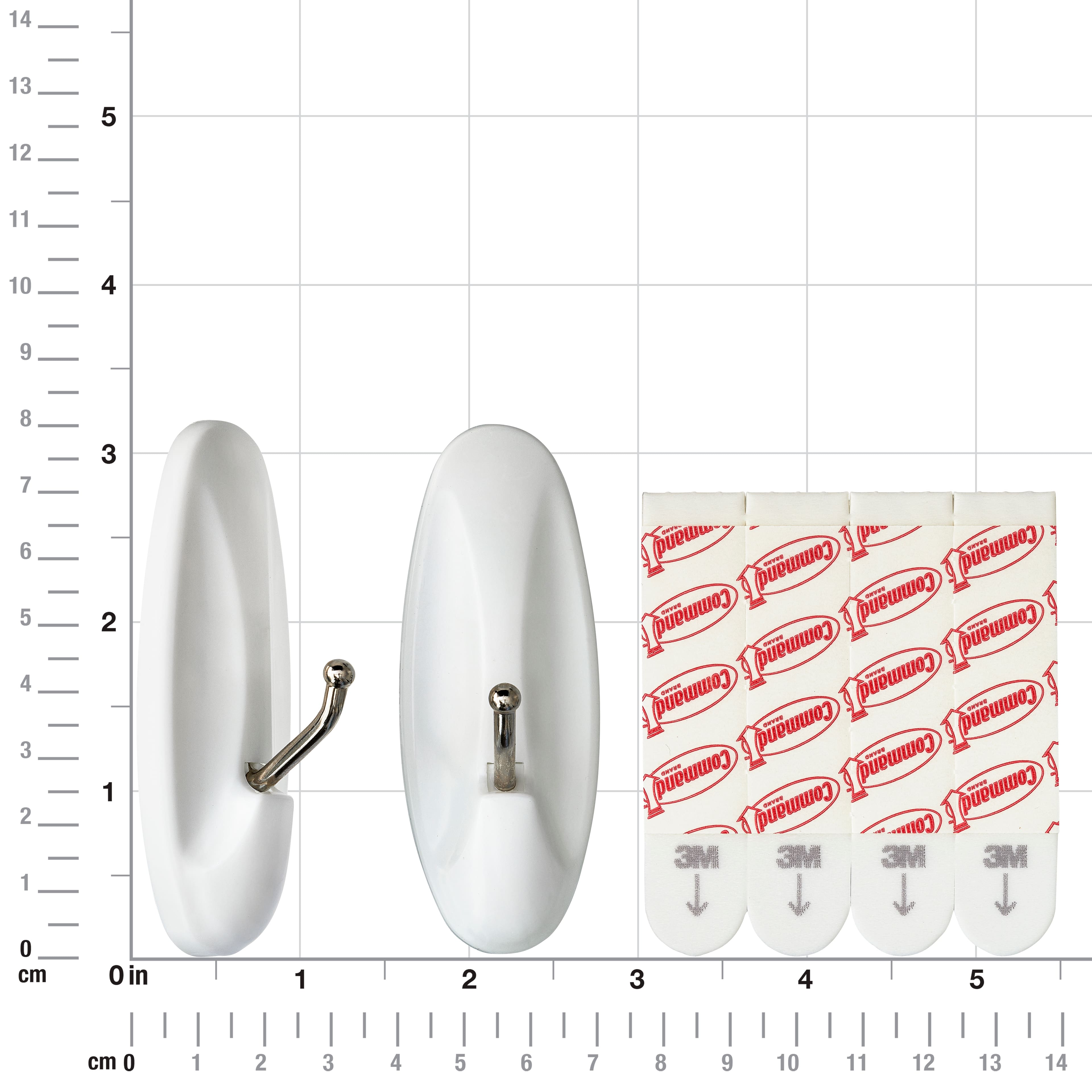 12 Packs: 2 ct. (24 total) Command® Medium White Wire Hooks