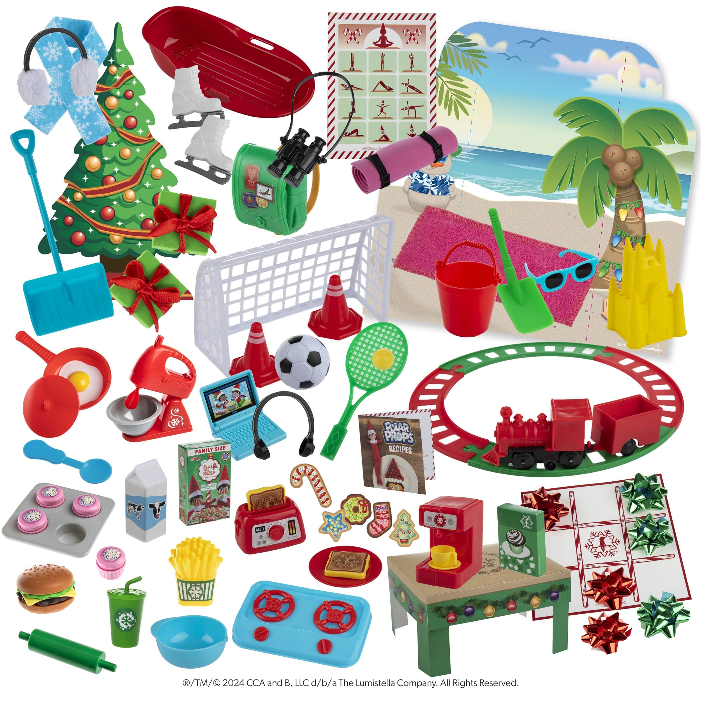 The Elf on the Shelf&#xAE; Polar Props&#x2122; 24-Day Ultimate Elf Ideas Kit