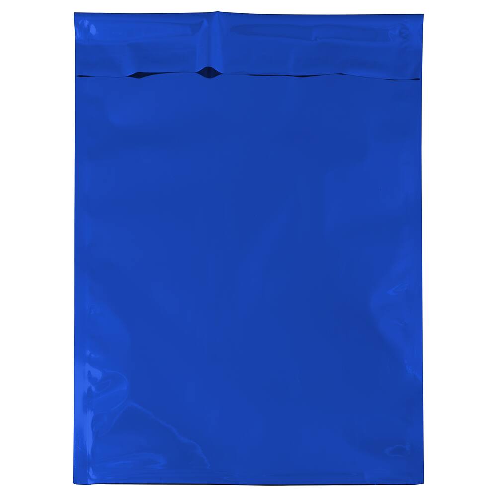 JAM Paper 10" x 13" Blue Foil Self Adhesive Closure Envelopes, 25ct.