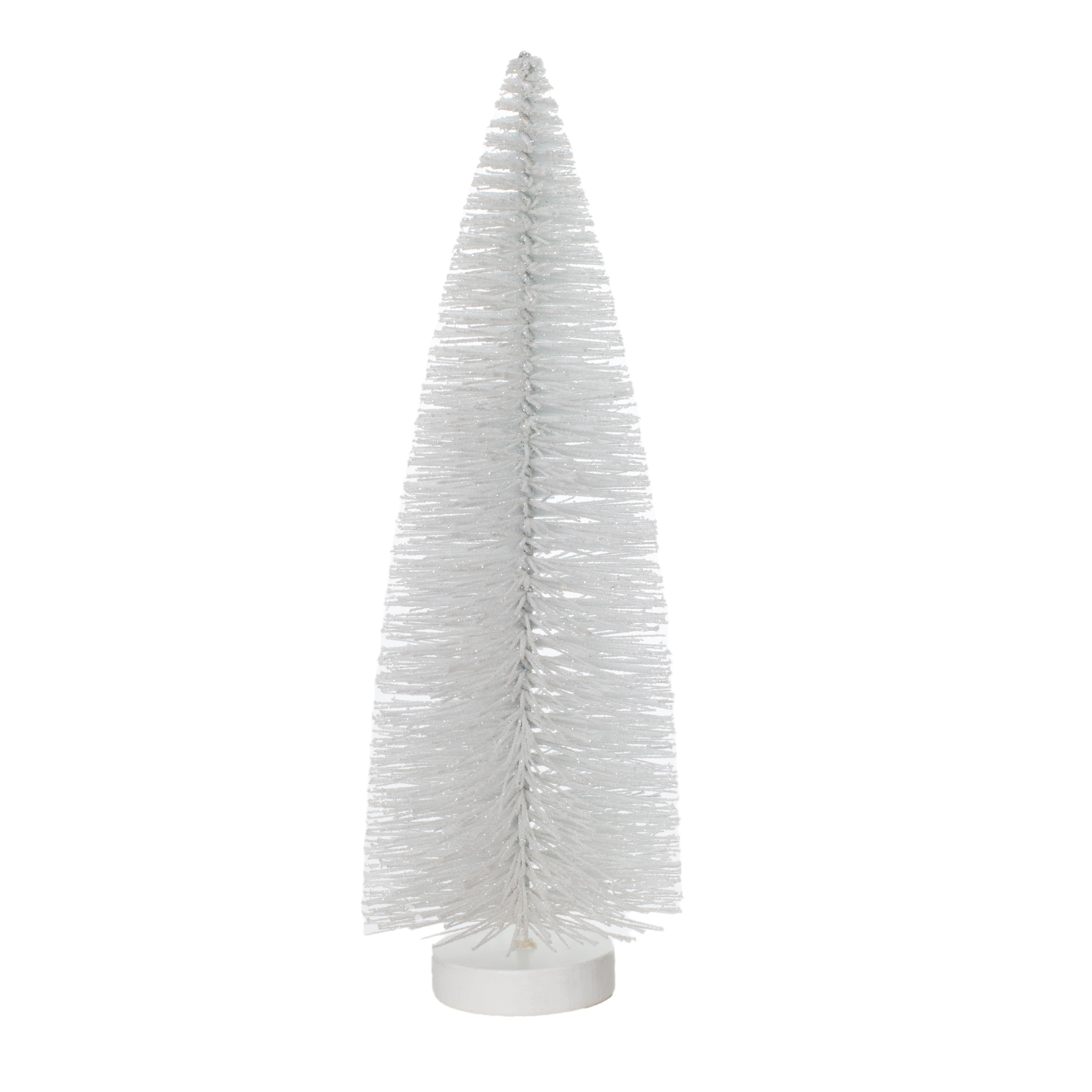 12&#x22; White Bottle Brush Tree by Ashland&#xAE;