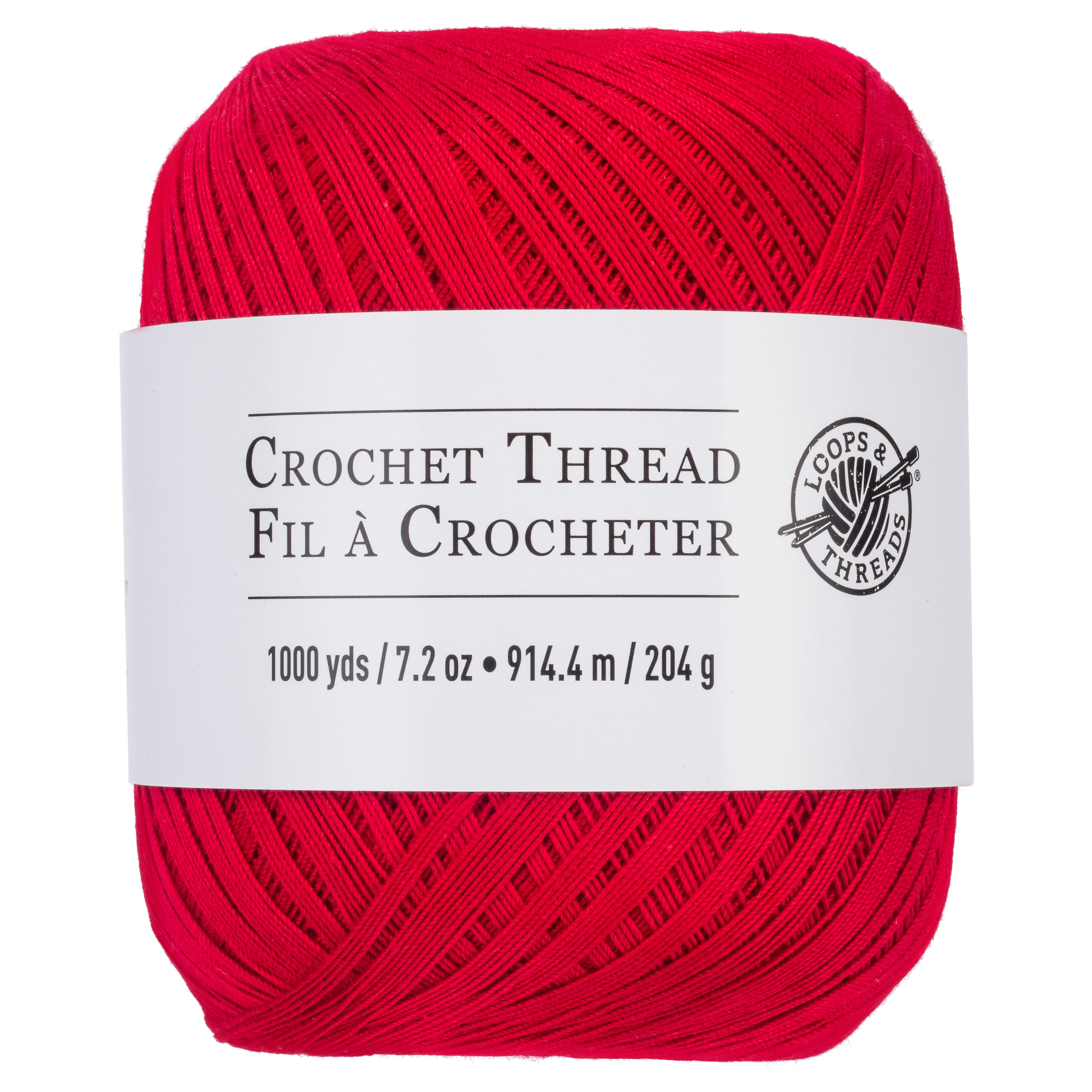 12 Pack: Crochet Thread by Loops & Threads®