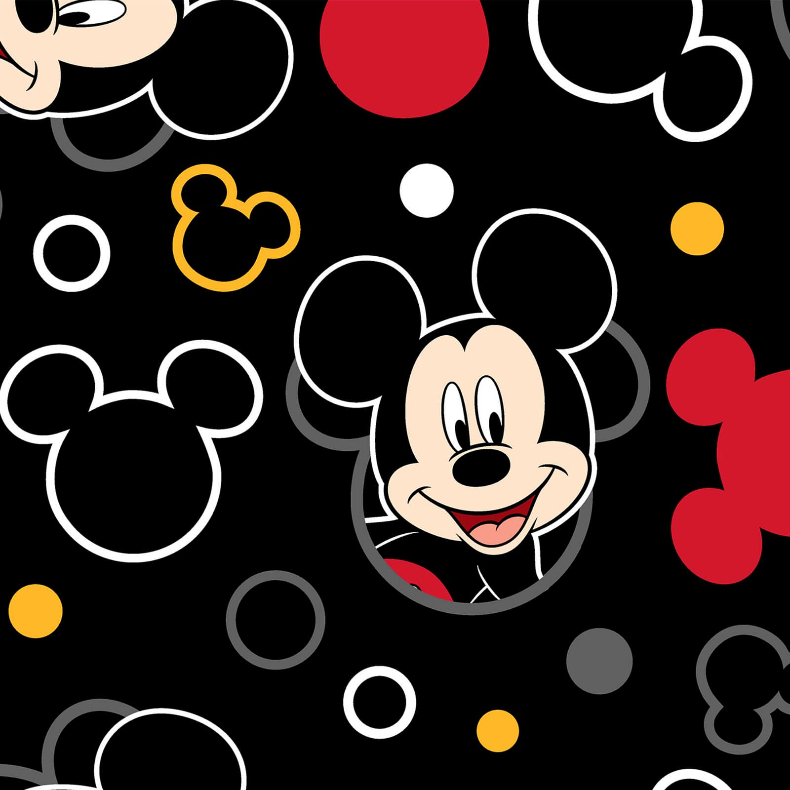 Behandeling veeg dief Springs Creative Disney® Mickey Mouse Icon Toss Fleece | Michaels