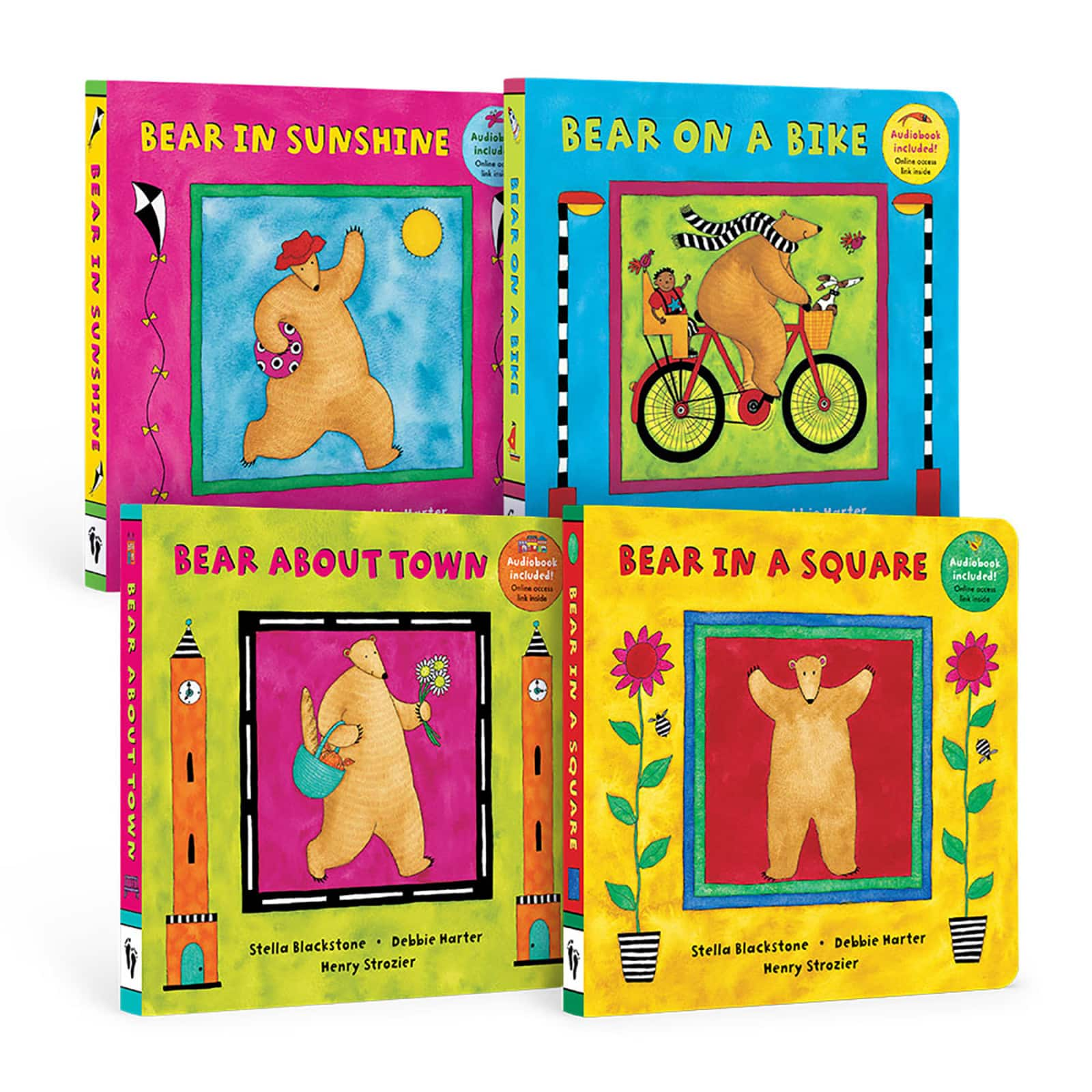 Barefoot Books Pre-K Bear Series Board Book Set