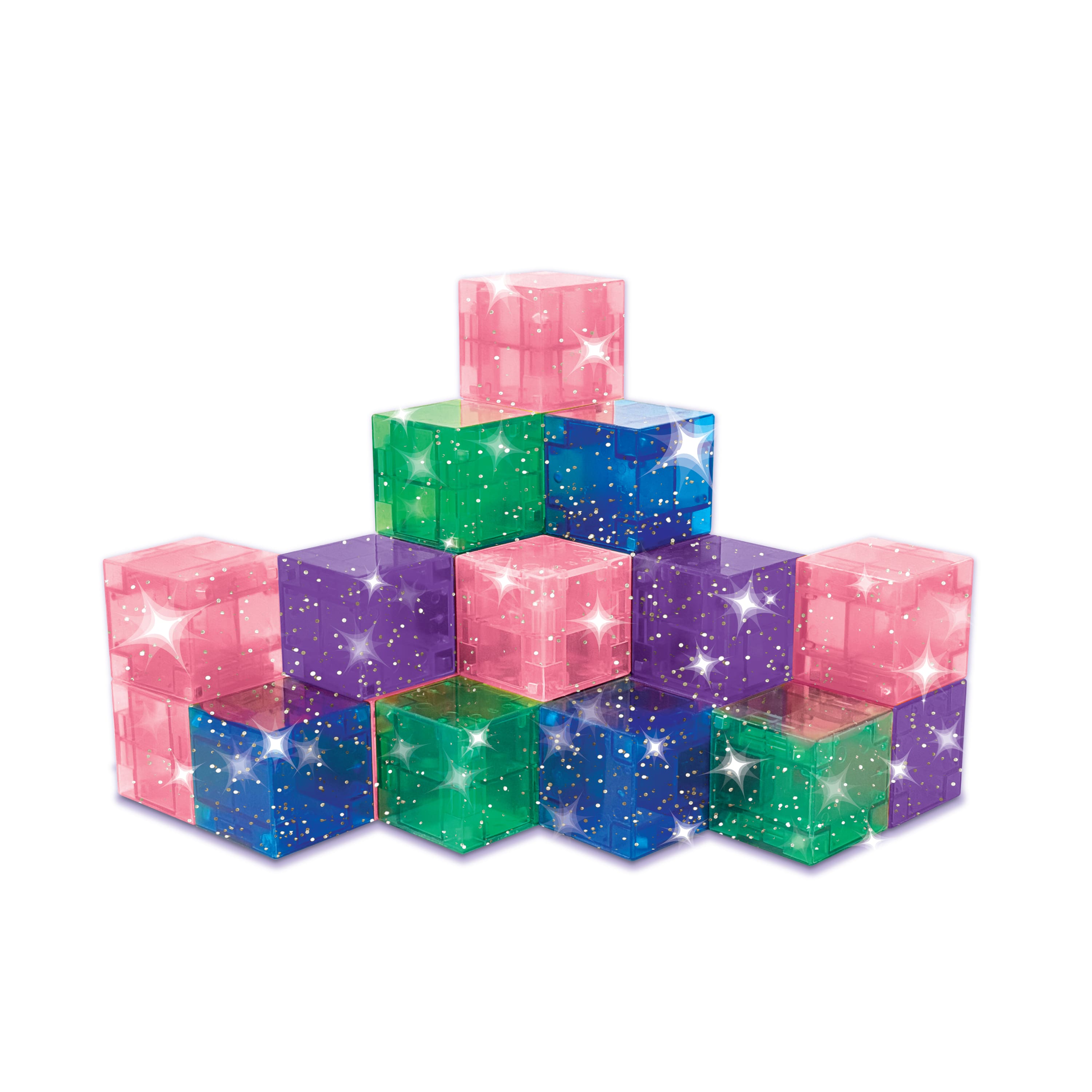 Crayola&#xAE; Glitter Pip-Cubes Magnetic Building Cubes