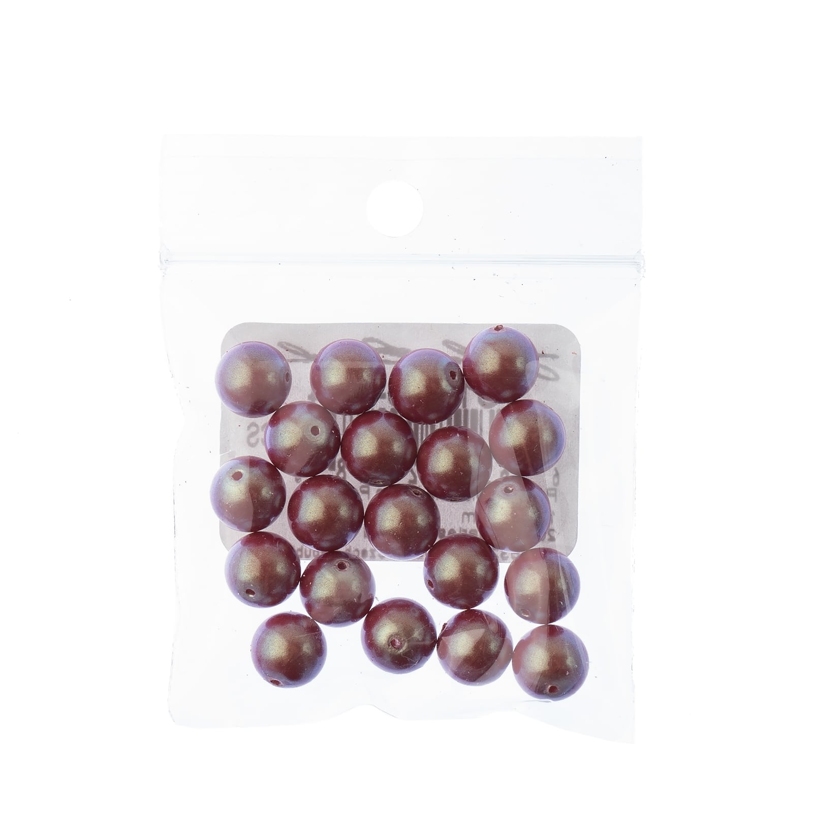Preciosa Maxima 8mm Pearlescent Glass Nacre Pearls, 20ct.