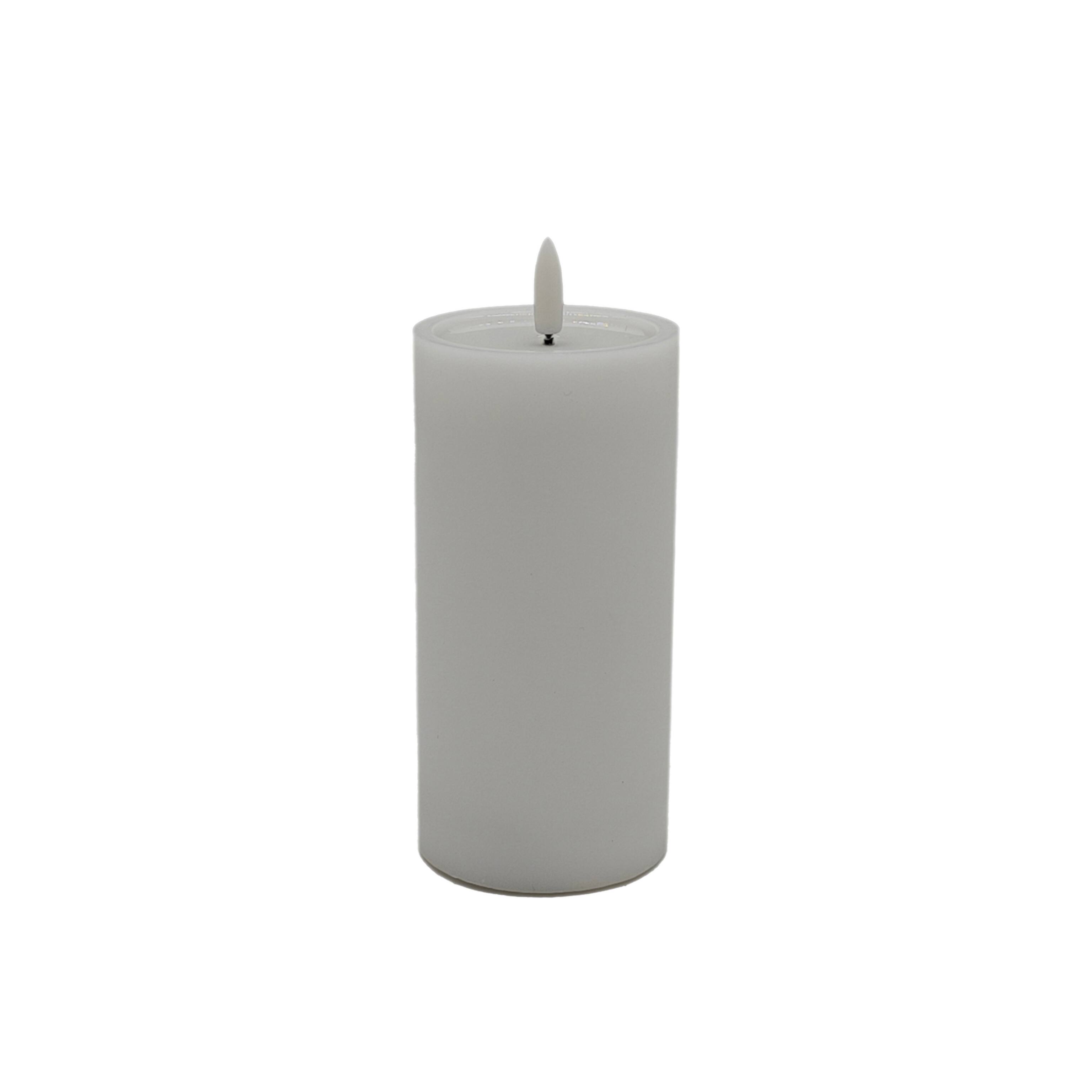 3&#x22; x 6&#x22; Flickering LED Wax Pillar Candle by Ashland&#xAE;