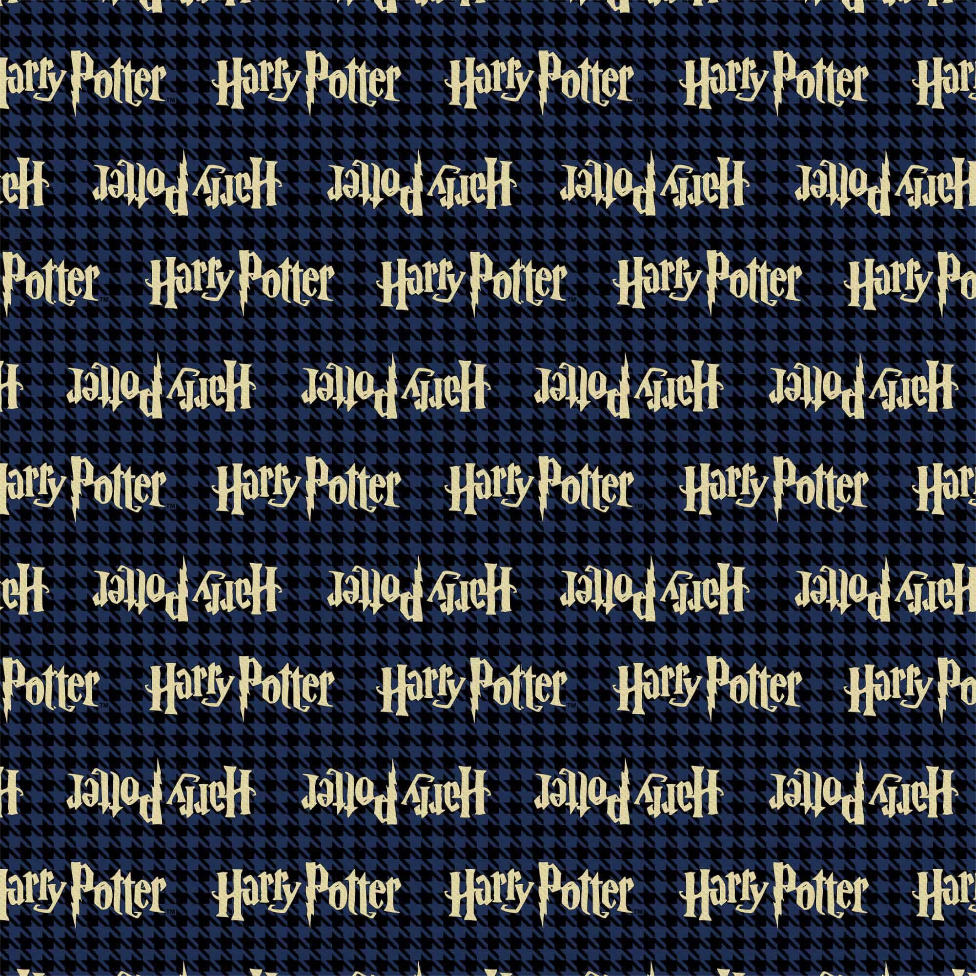 Harry Potter Houndstooth Cotton Fabric 8yd. Bolt