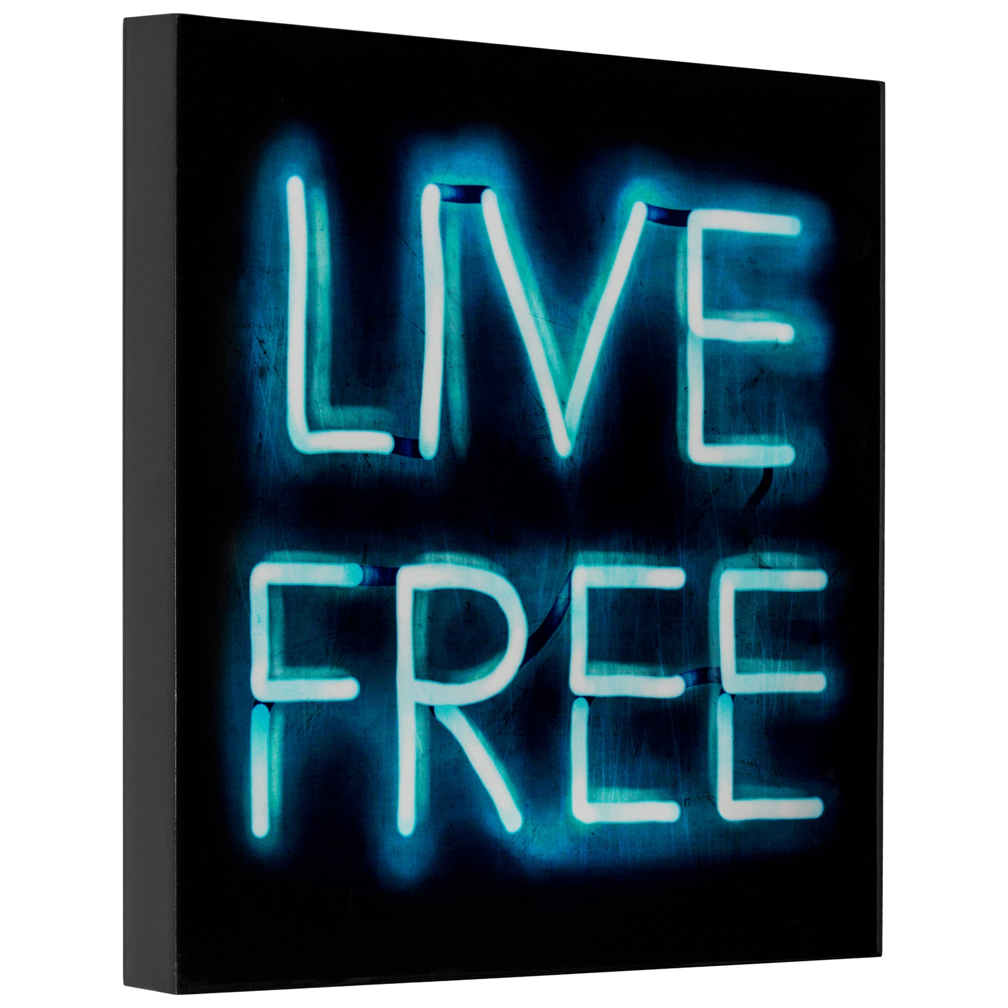 Live Free Neon Wall Art