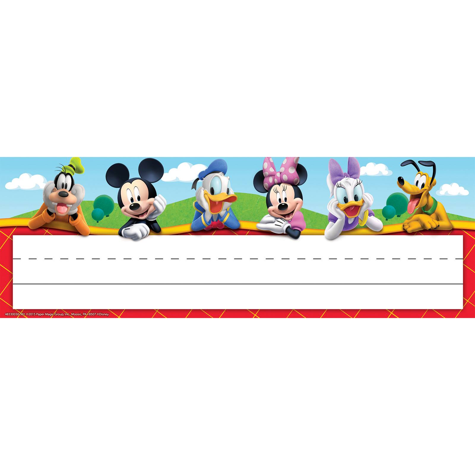 Eureka® Mickey Mouse Clubhouse® Self-Adhesive Name Plates, 3 Packs of 36