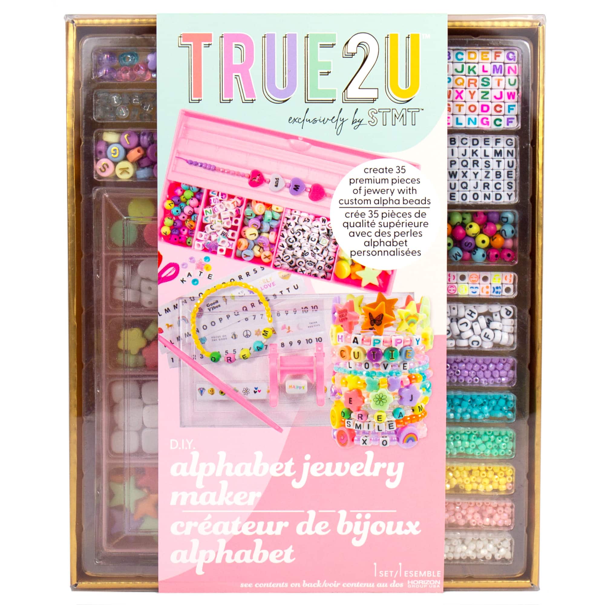 8 Pack: STMT™ Tru2U™ D.I.Y. Alphabet Jewelry Maker