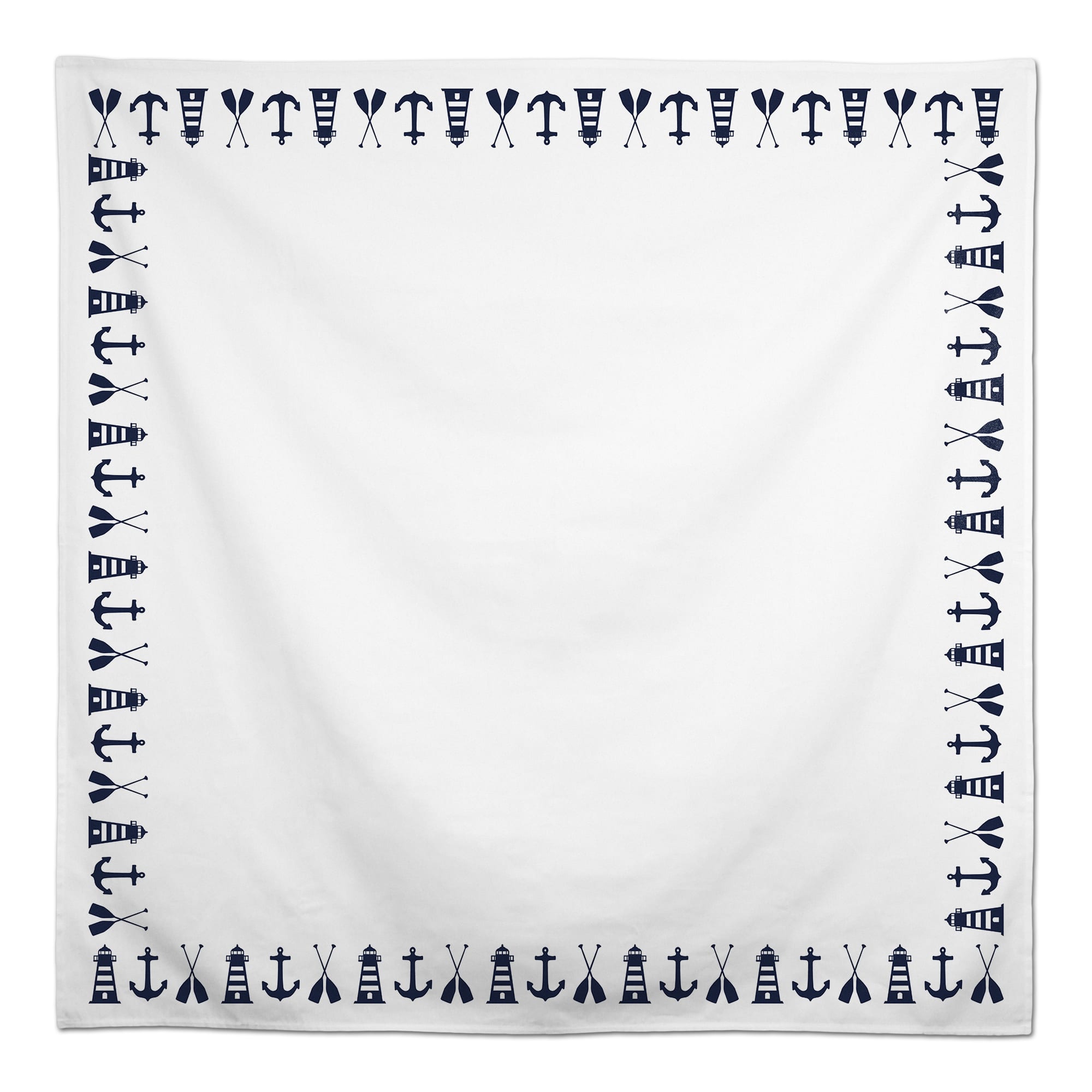 Nautical Border Tablecloth