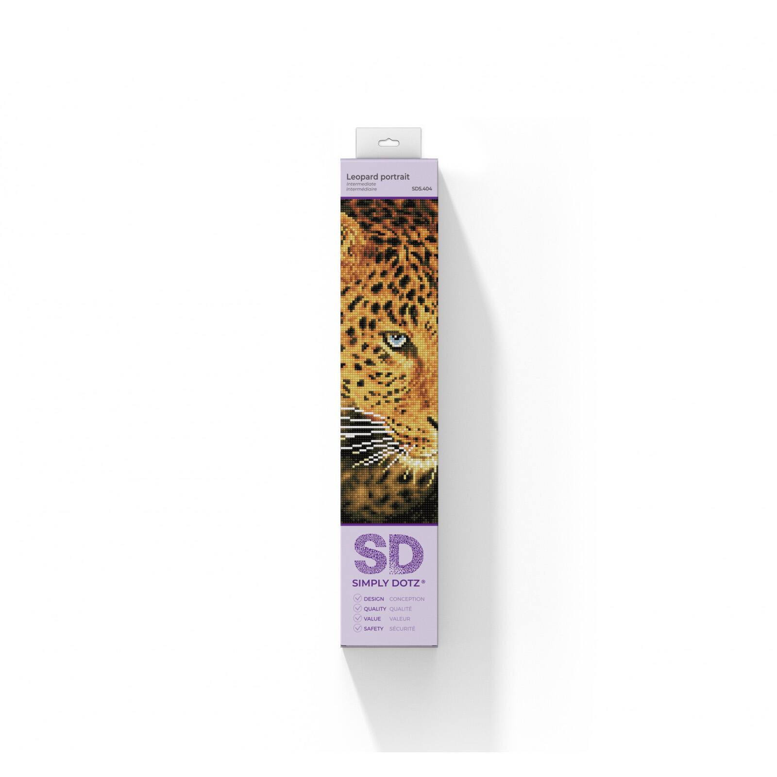 Diamond Dotz® Leopard Portrait Diamond Painting Kit