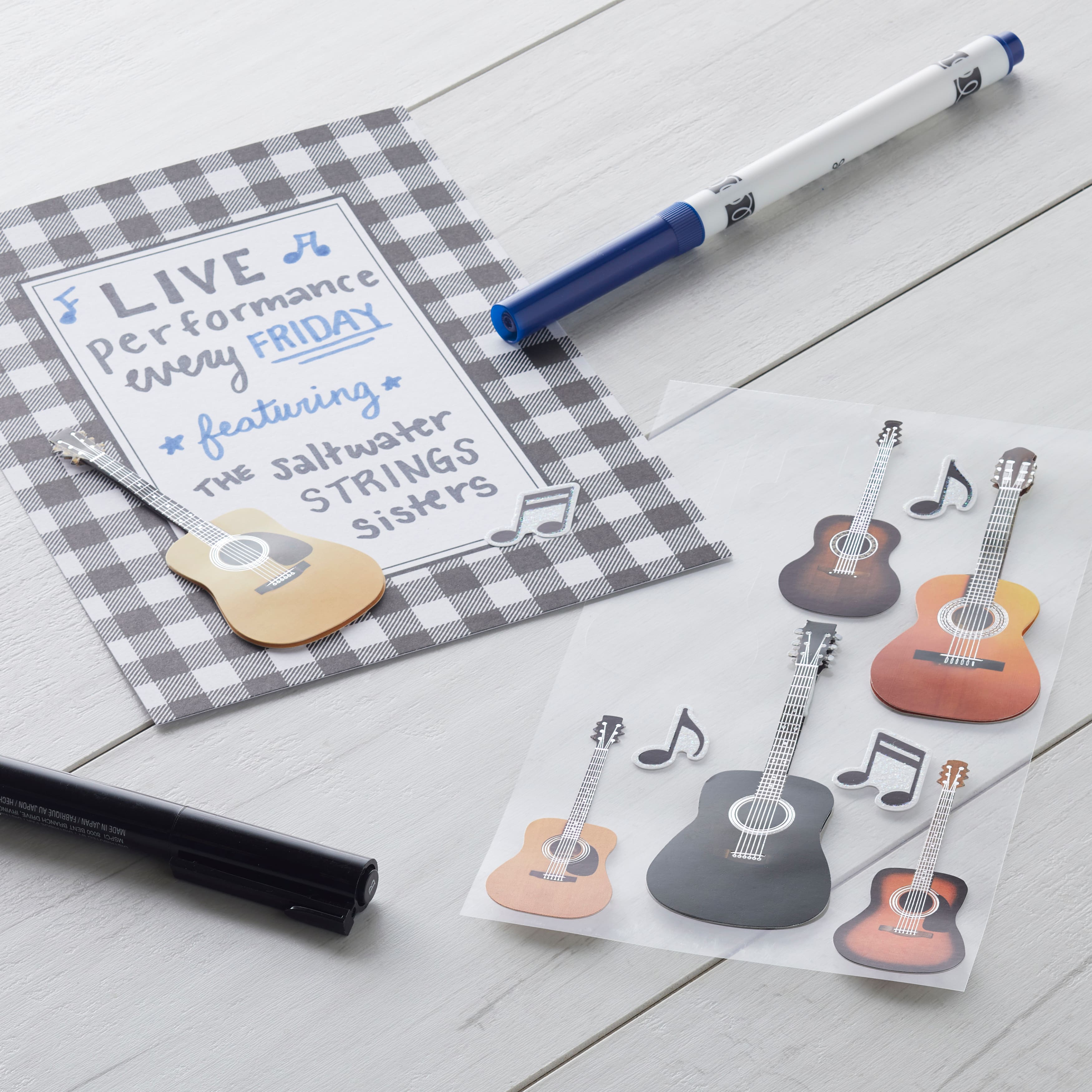 Acoustic Guitar Stickers by Recollections&#x2122;
