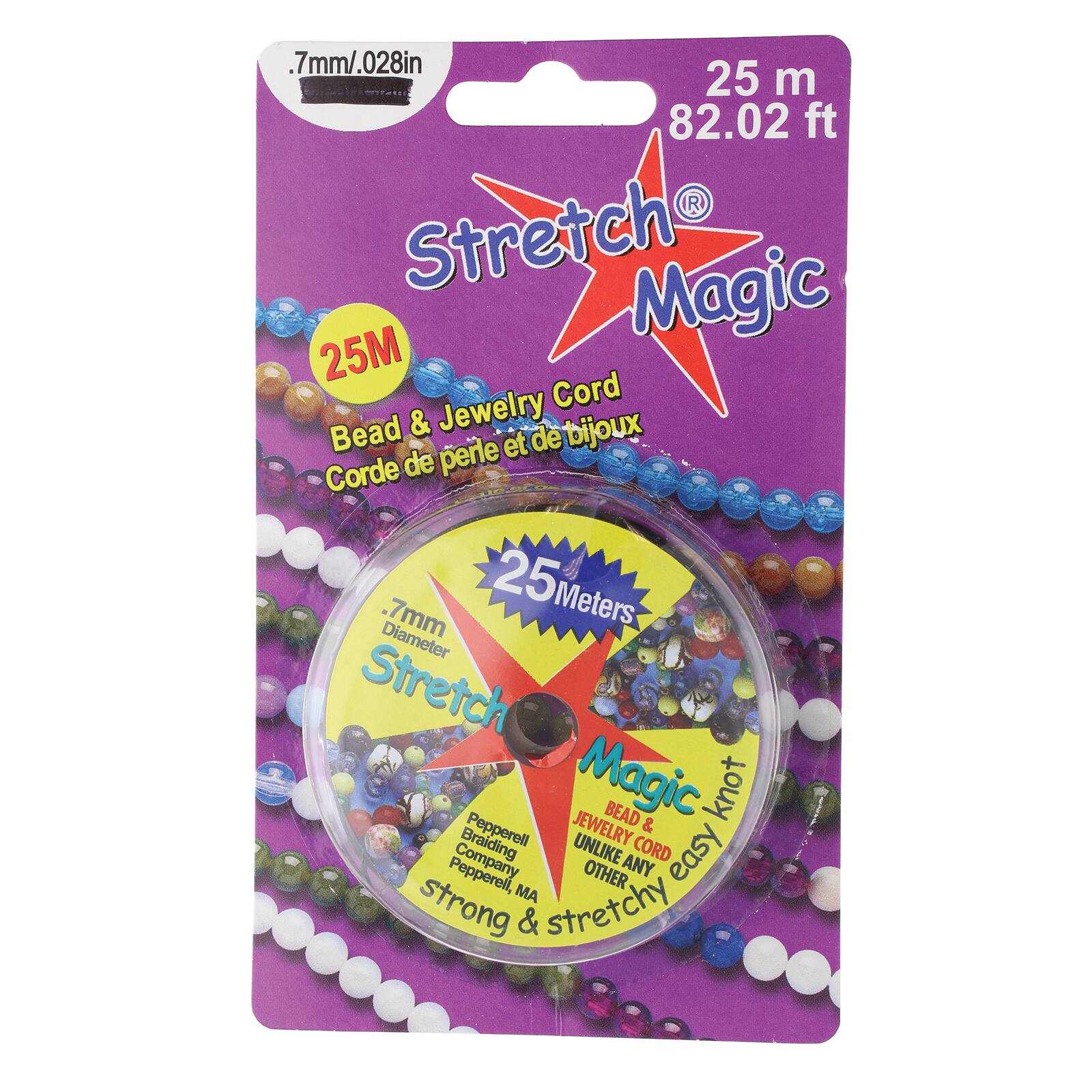 Stretch Magic® 0.7mm Black Bead & Jewelry Cord