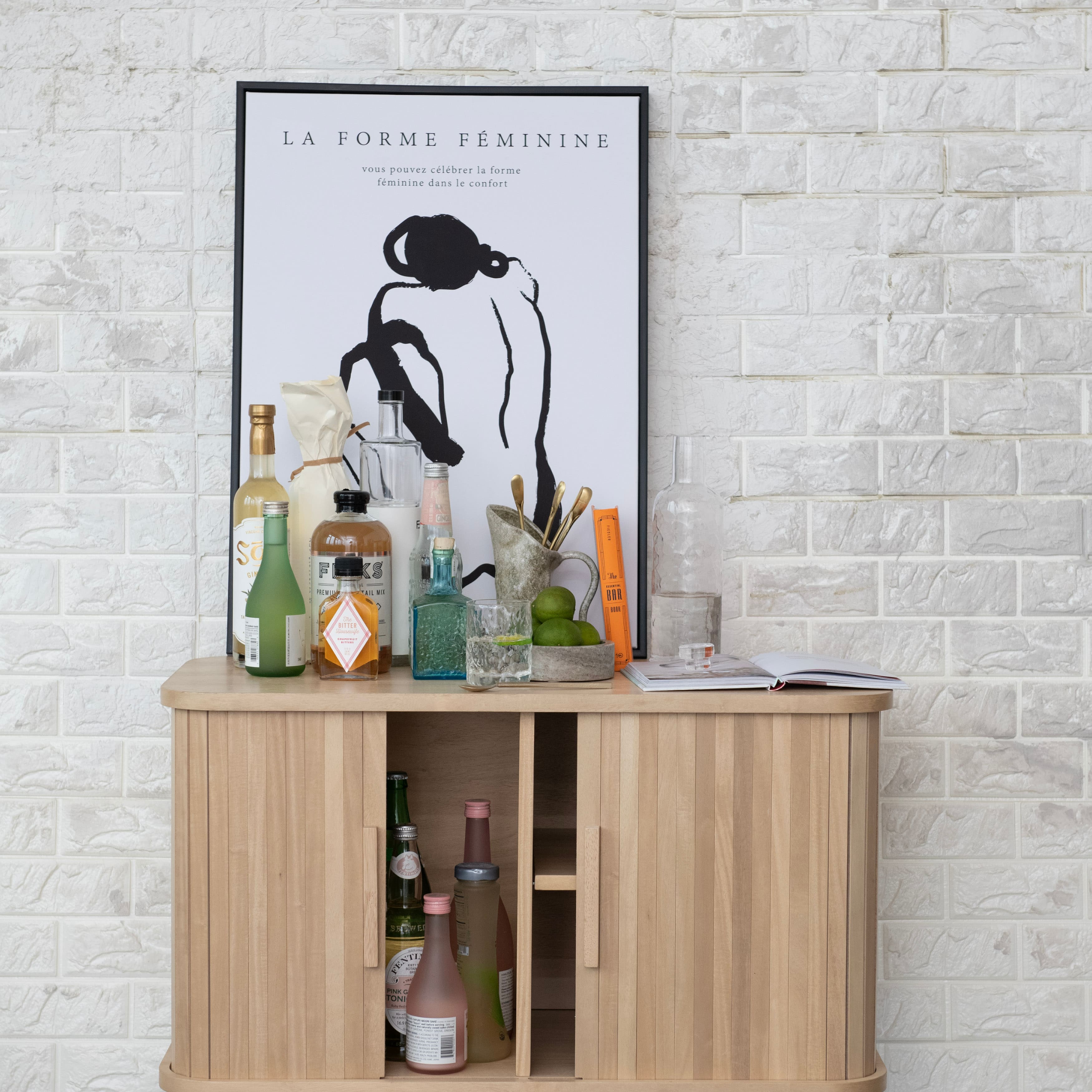 Hello Honey&#xAE; La Forme Feminine Canvas Framed Wall D&#xE9;cor
